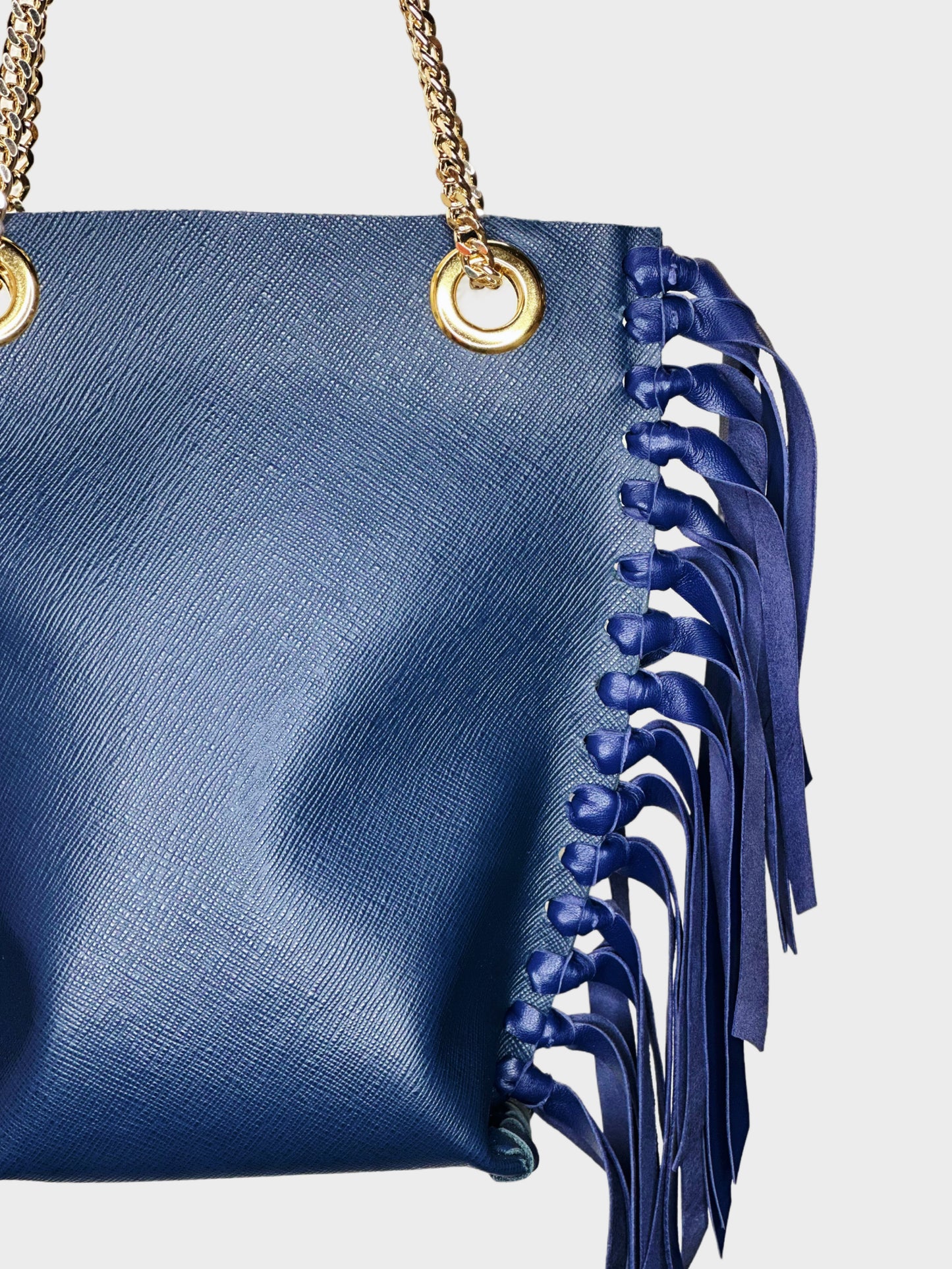 Mini Tote Bag Blue