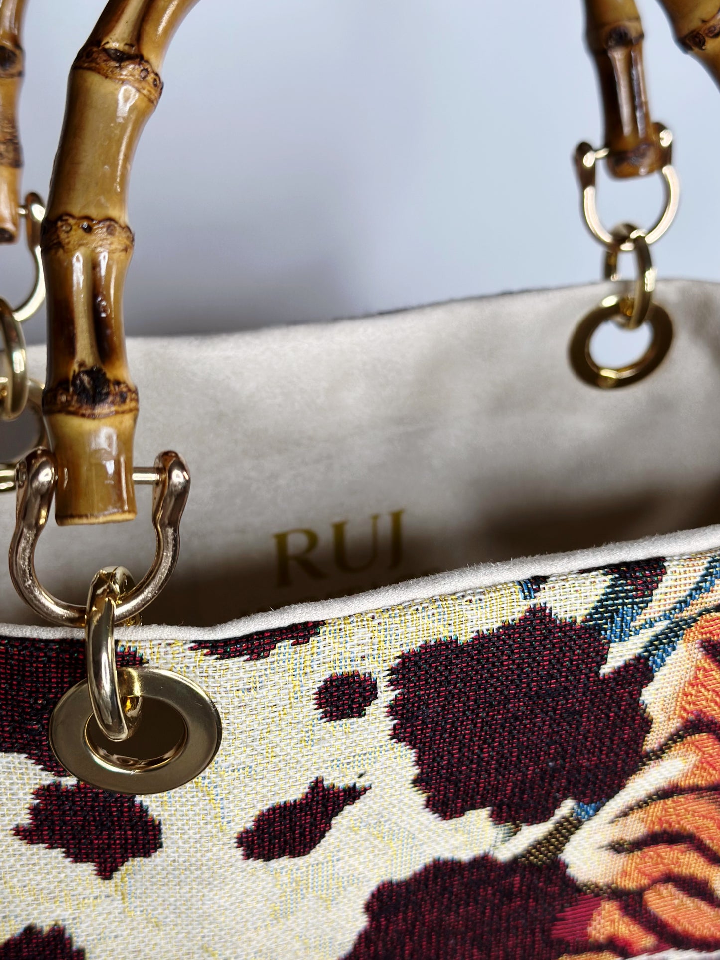Mini Picnic Bag Jacquard Animalier interno Ruj Heritage