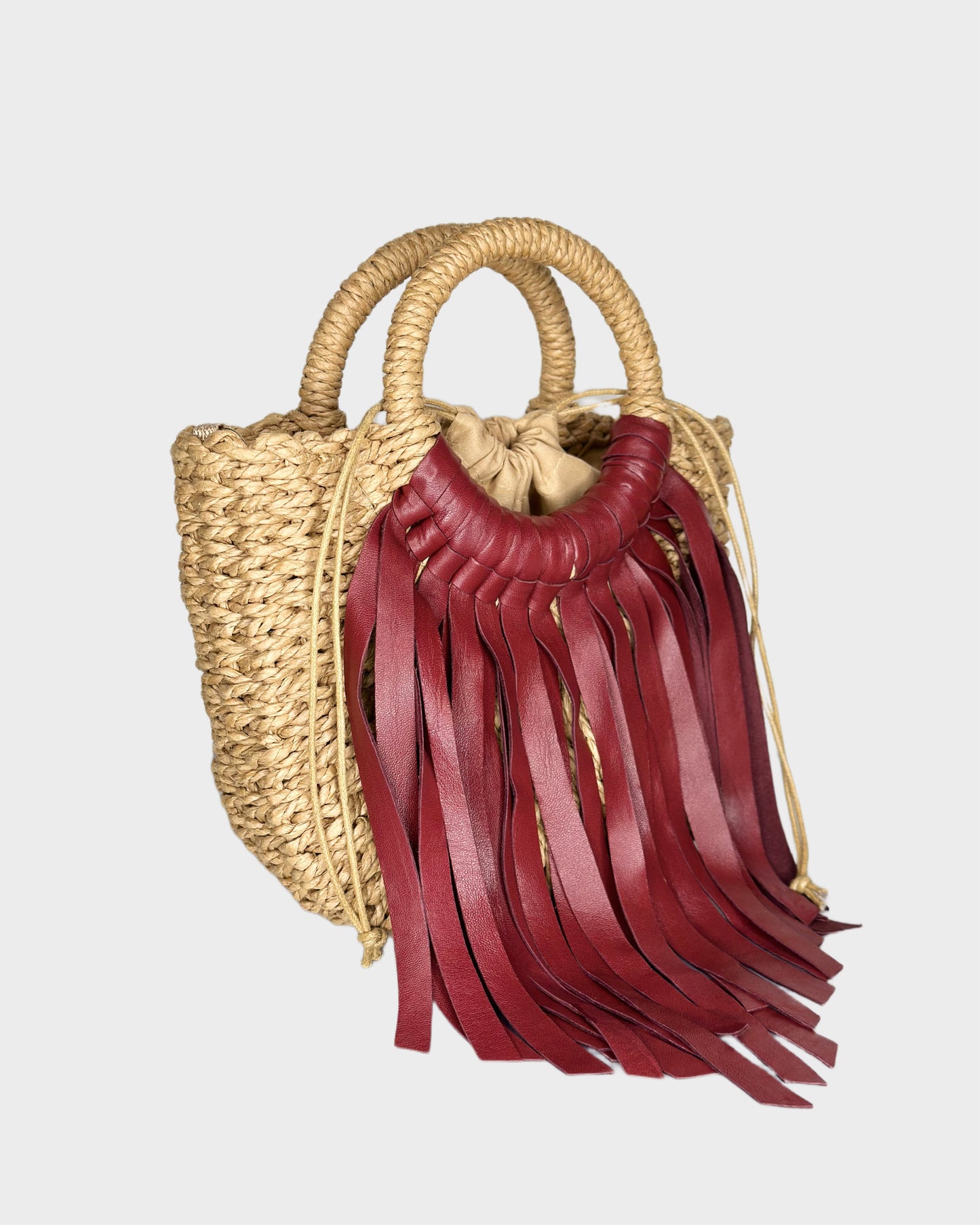 Mini Tex Bag Merlot