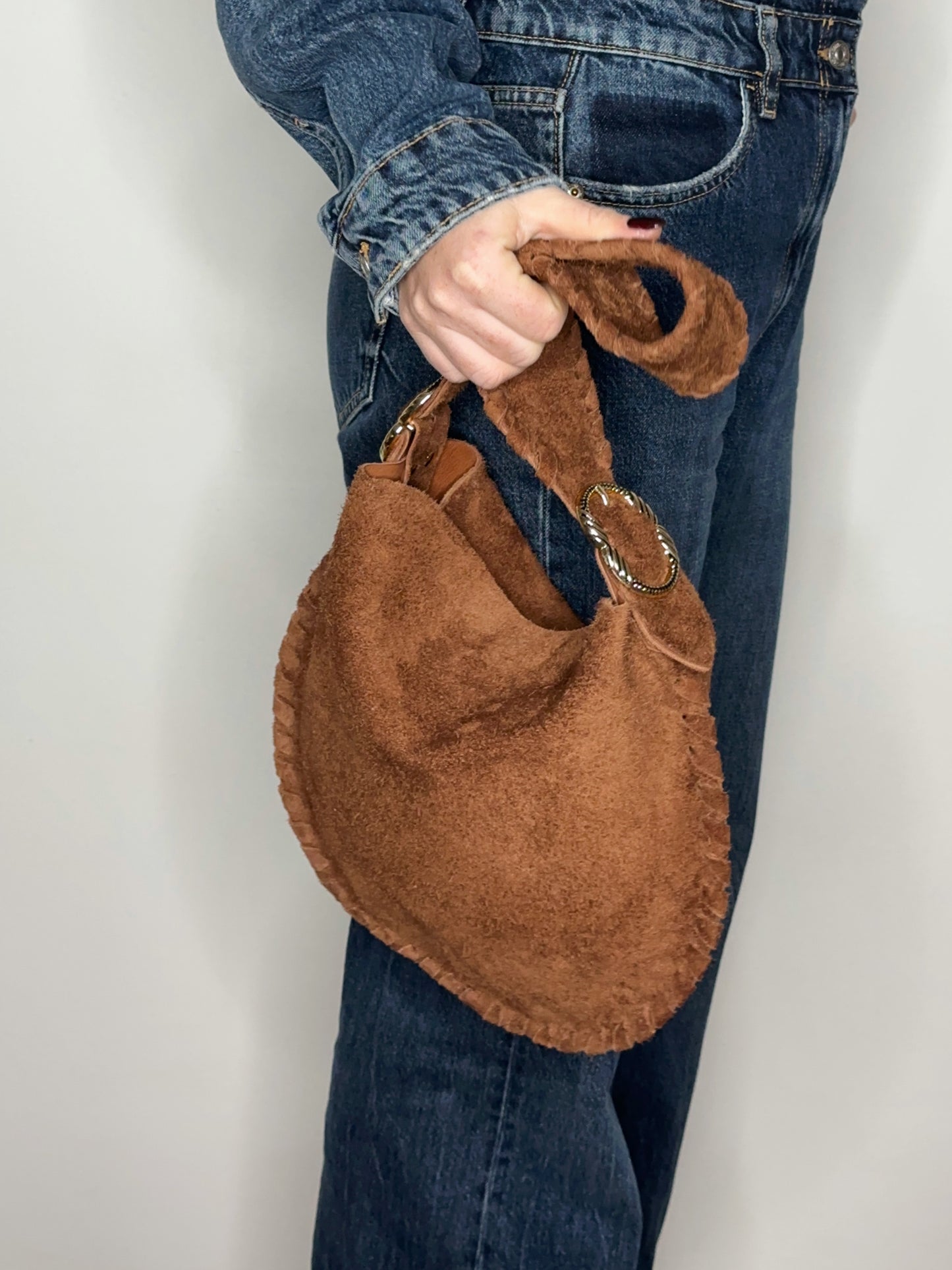 Hobo Bag Suede