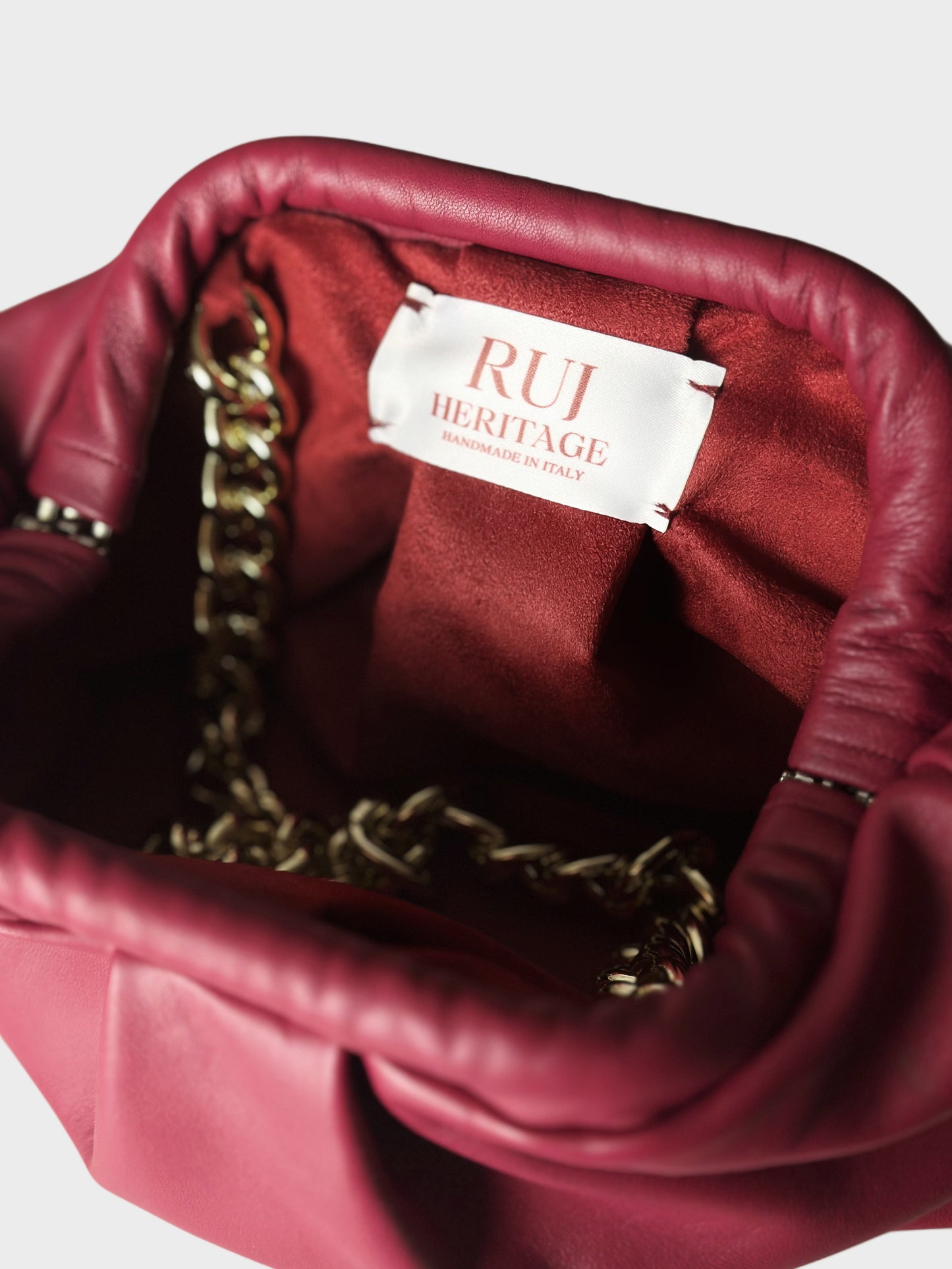 Mini Puffy Bag Dark Cherry