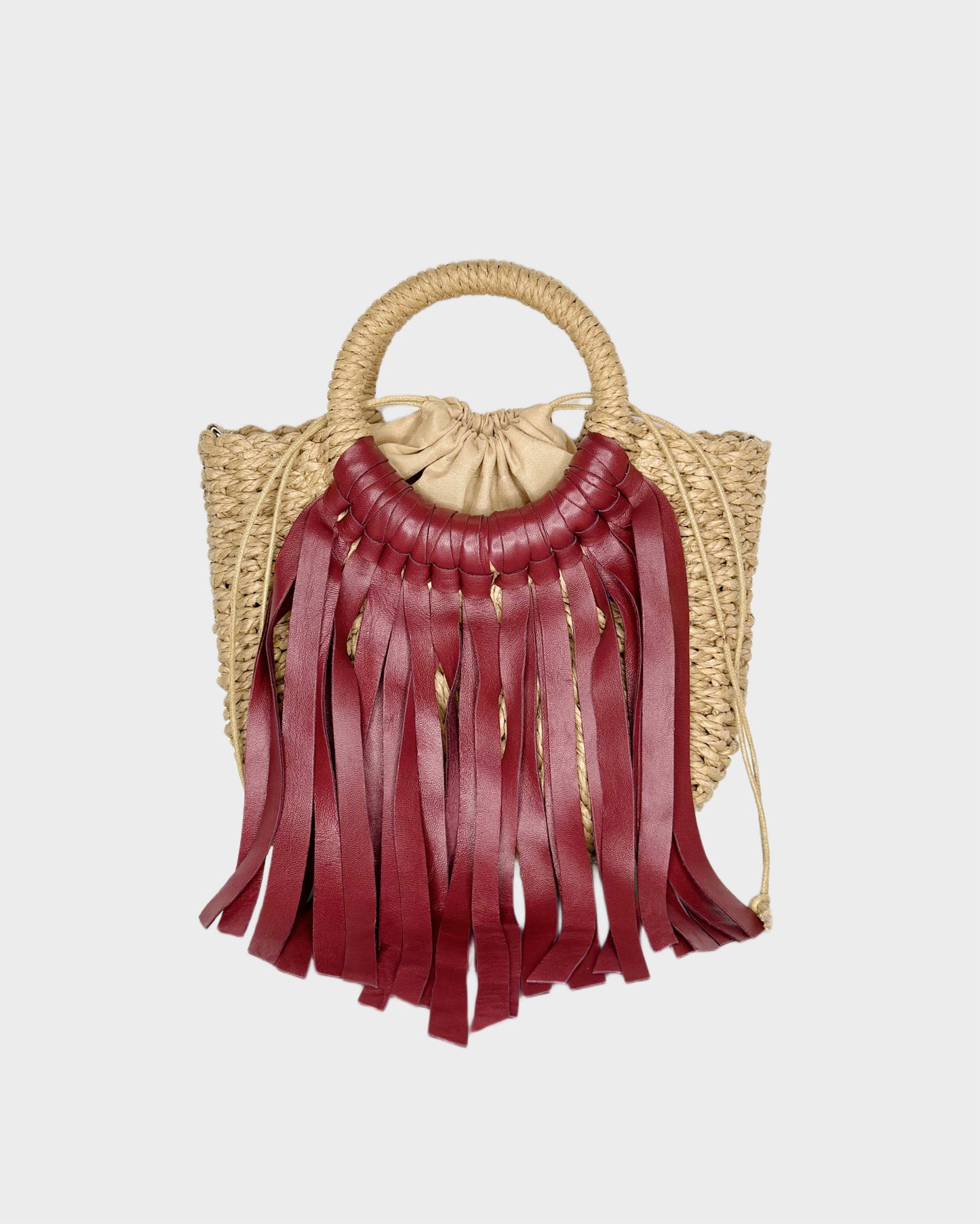 Mini Tex Bag Merlot