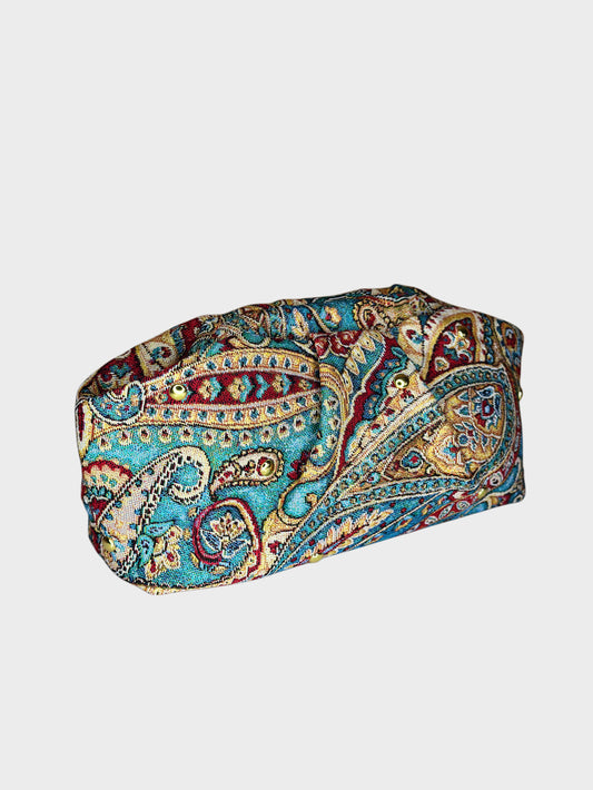 Puffy Bag Jacquard Paisley lato Ruj Heritage