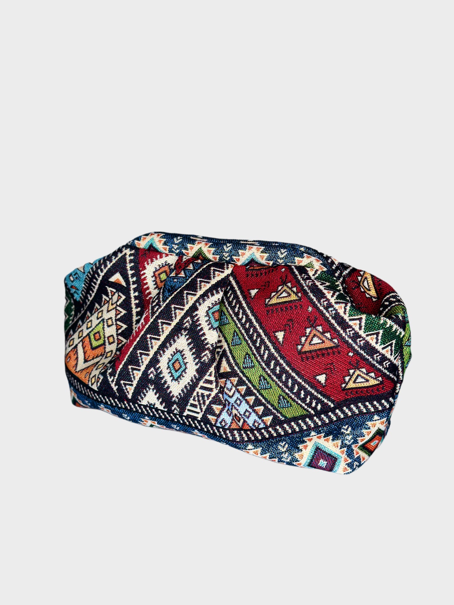 Puffy Bag Boho blu