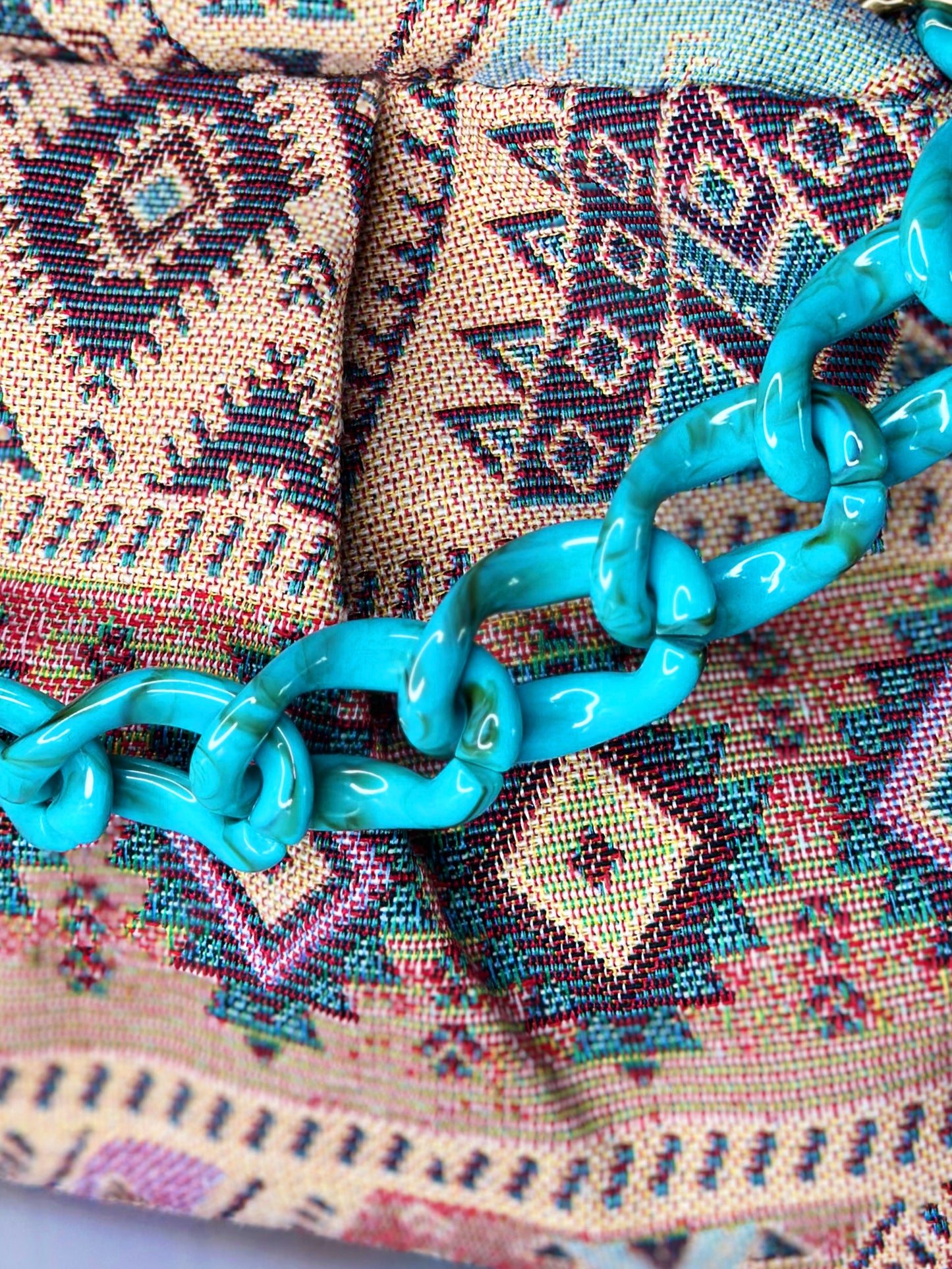 Puffy Bag Boho pink