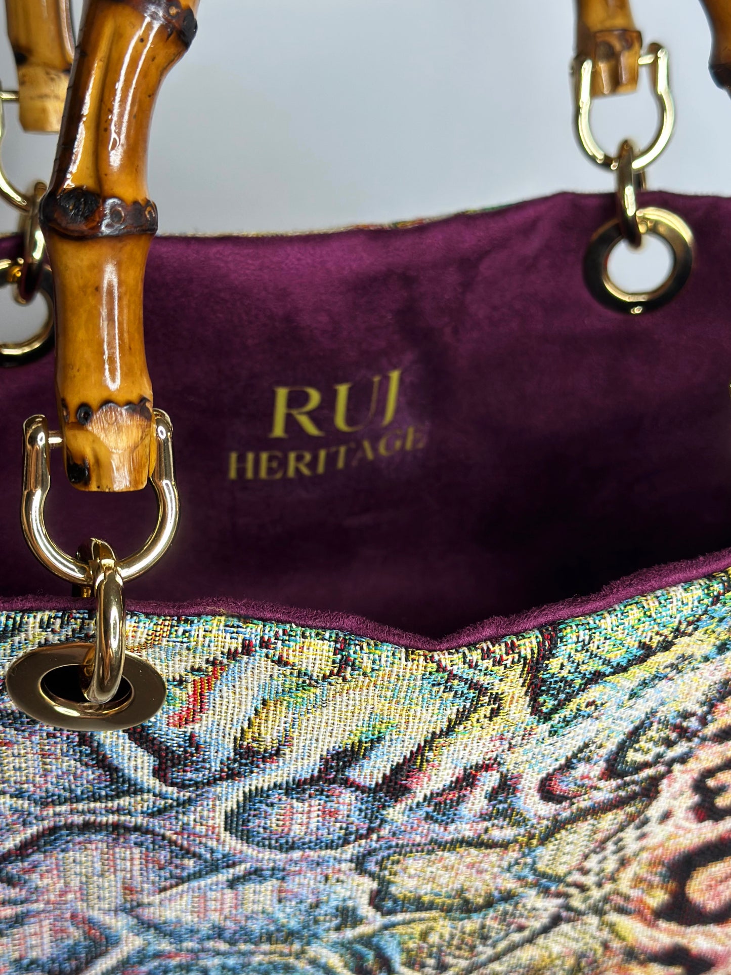 Mini Picnic Bag Jacquard Animalier Multicolor