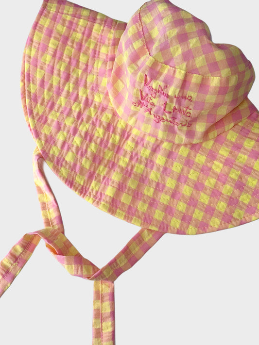 Sanpei Hat Yellow Pink
