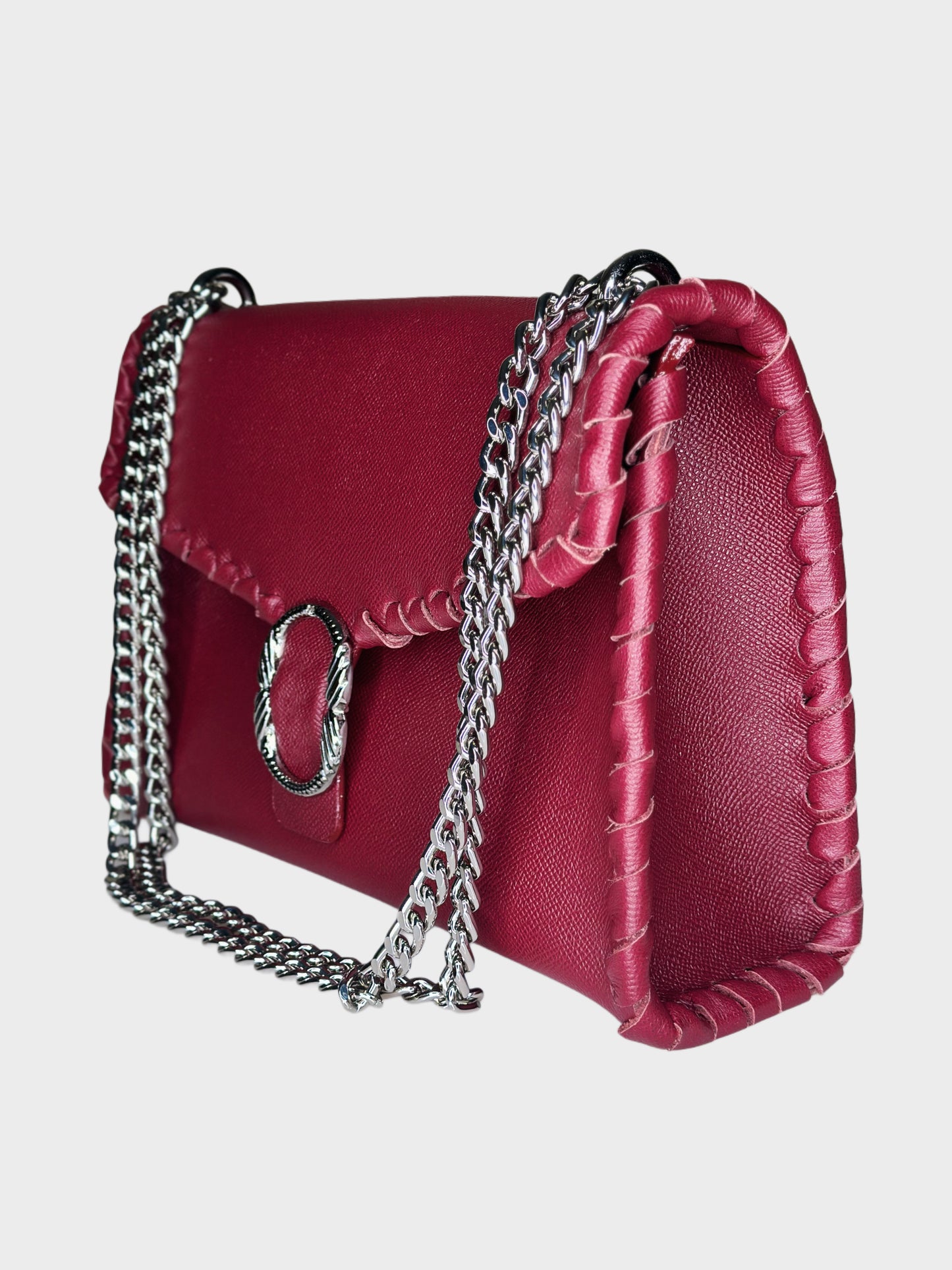 Shoulder Bag Cherry silver