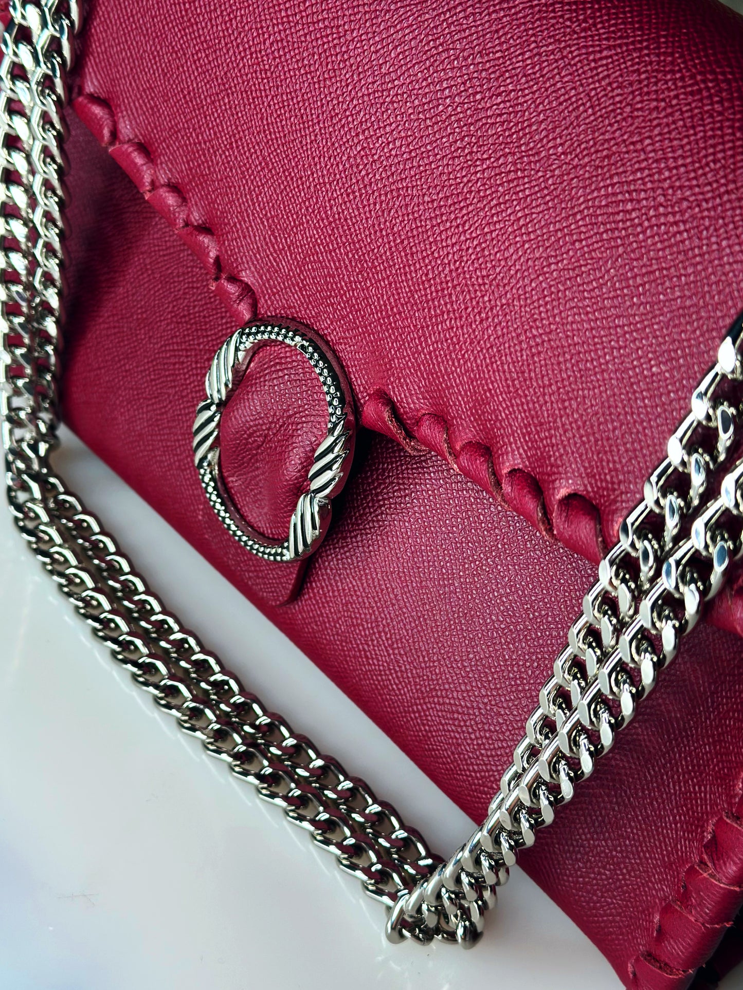 Shoulder Bag Cherry silver