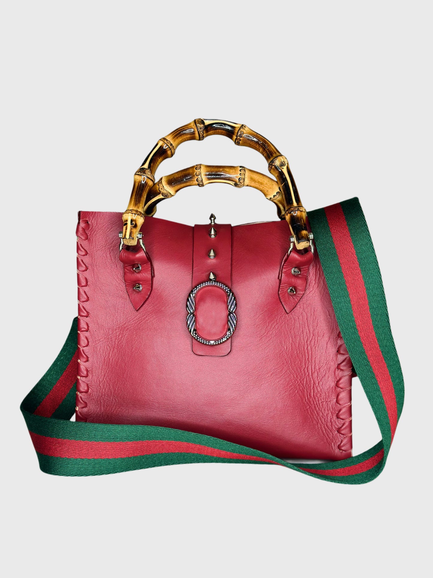 Bamboo Bag Dark Cherry