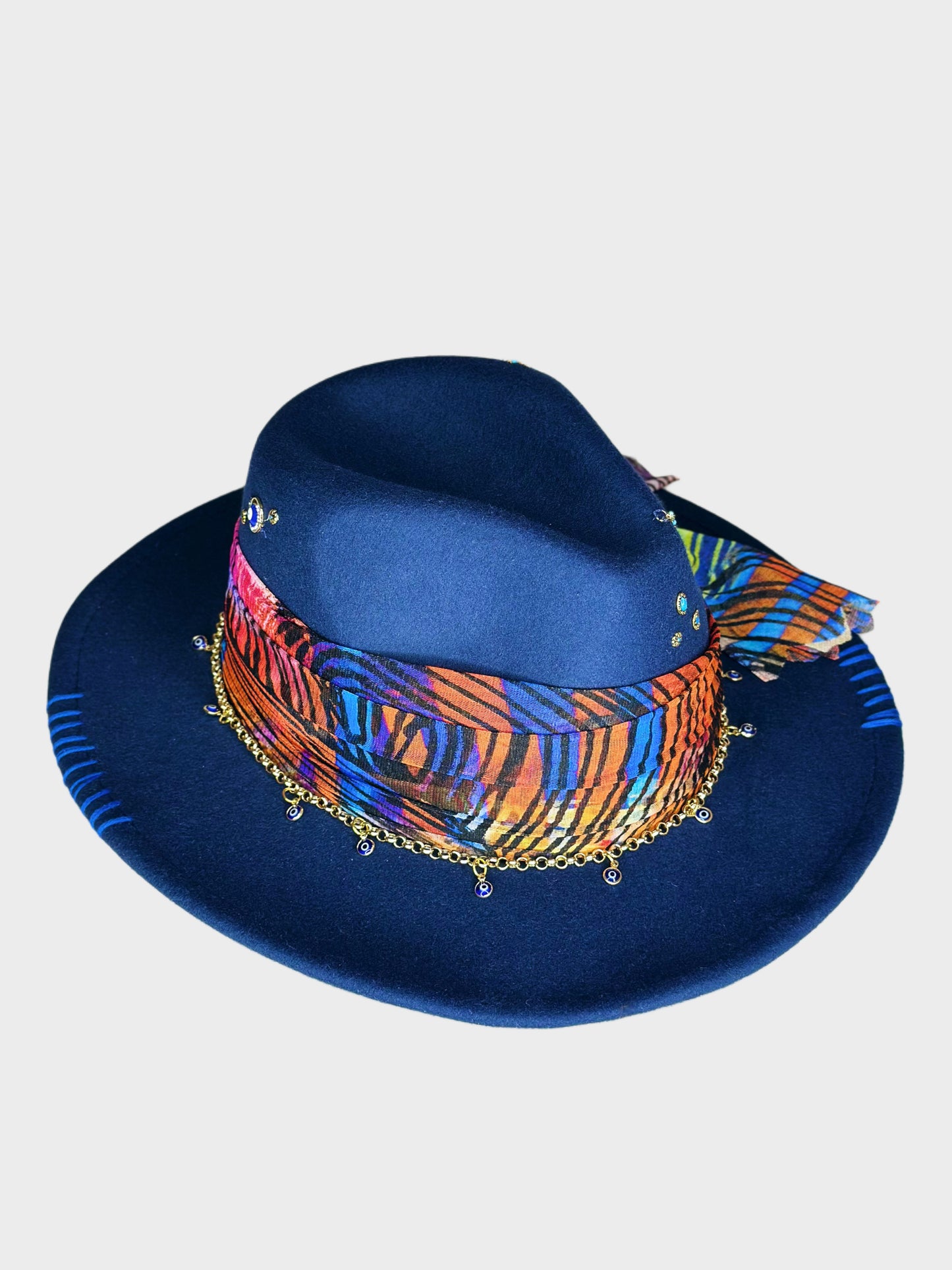 Fedora Hat Blu