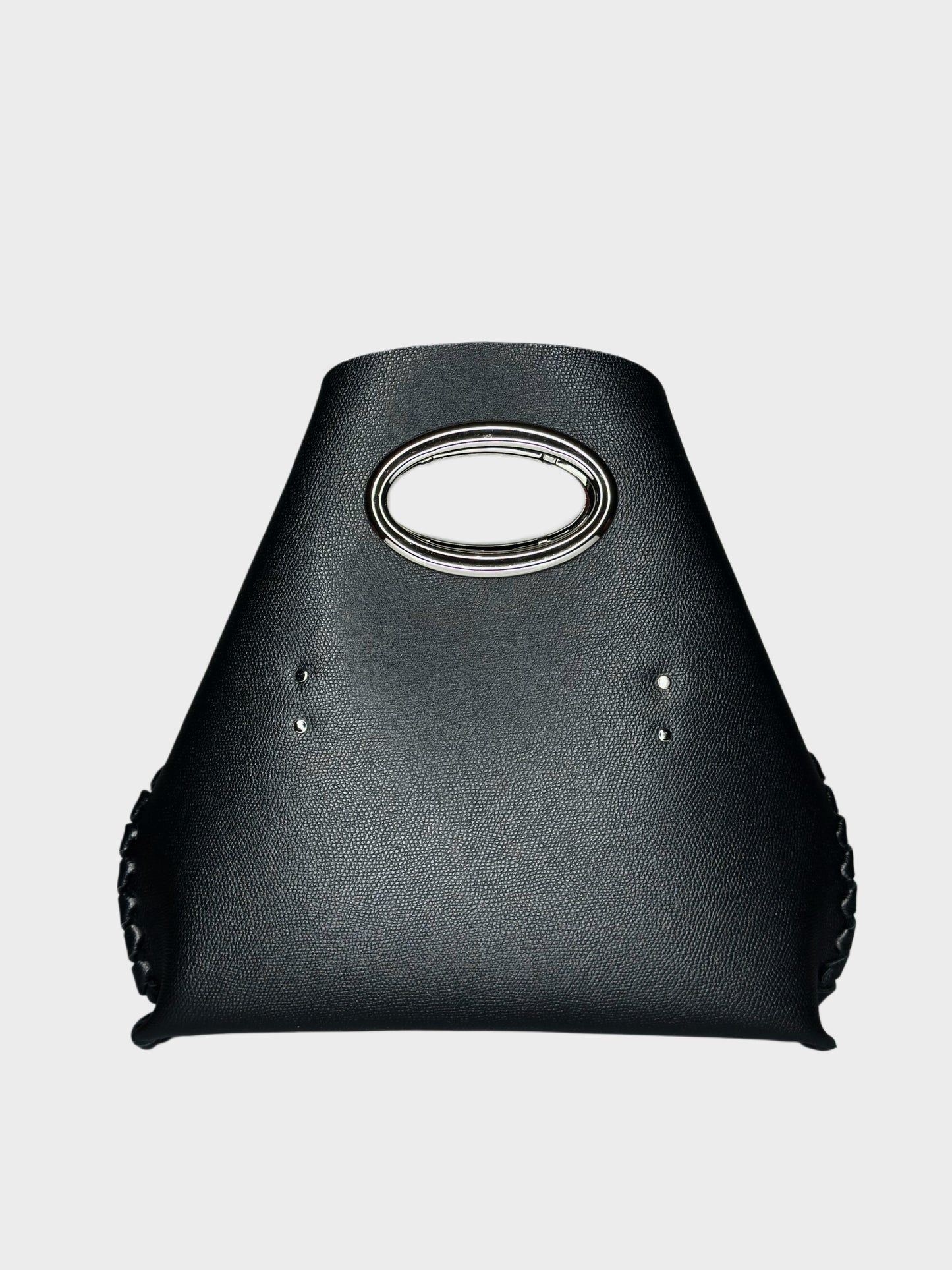 Borsa Madeleine nera in pelle retro Ruj Heritage