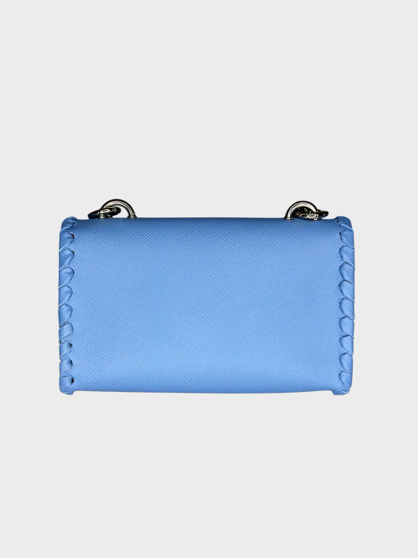 Borsa Mini Shoulder celeste retro Ruj Heritage