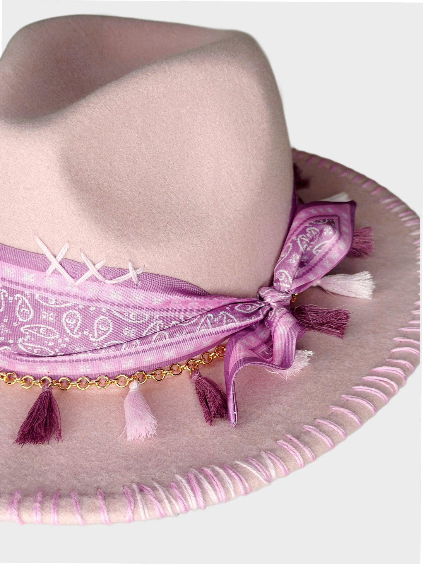 Fedora Hat Dusty Pink