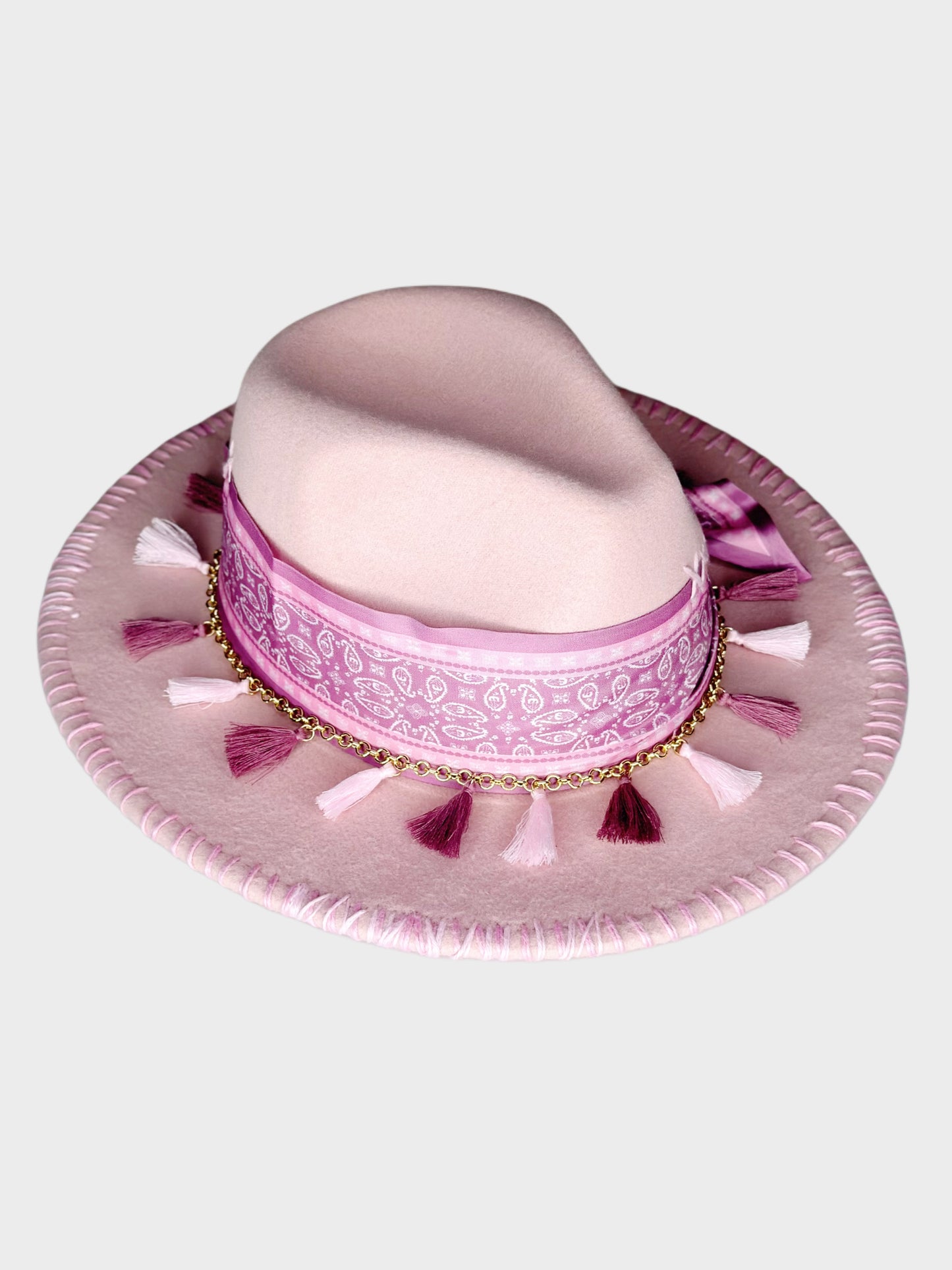 Fedora Hat Dusty Pink
