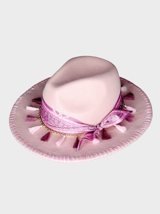 Fedora Hat Dusty Pink