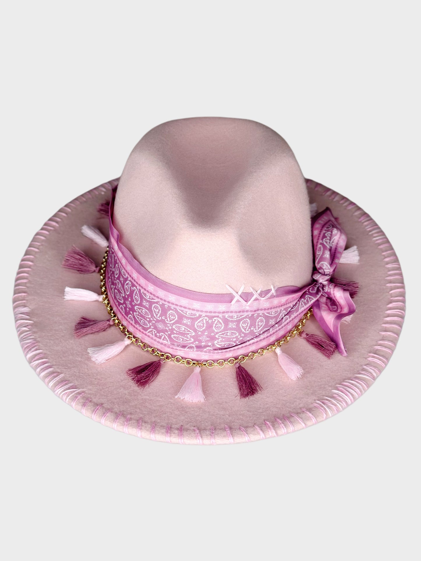 Fedora Hat Dusty Pink