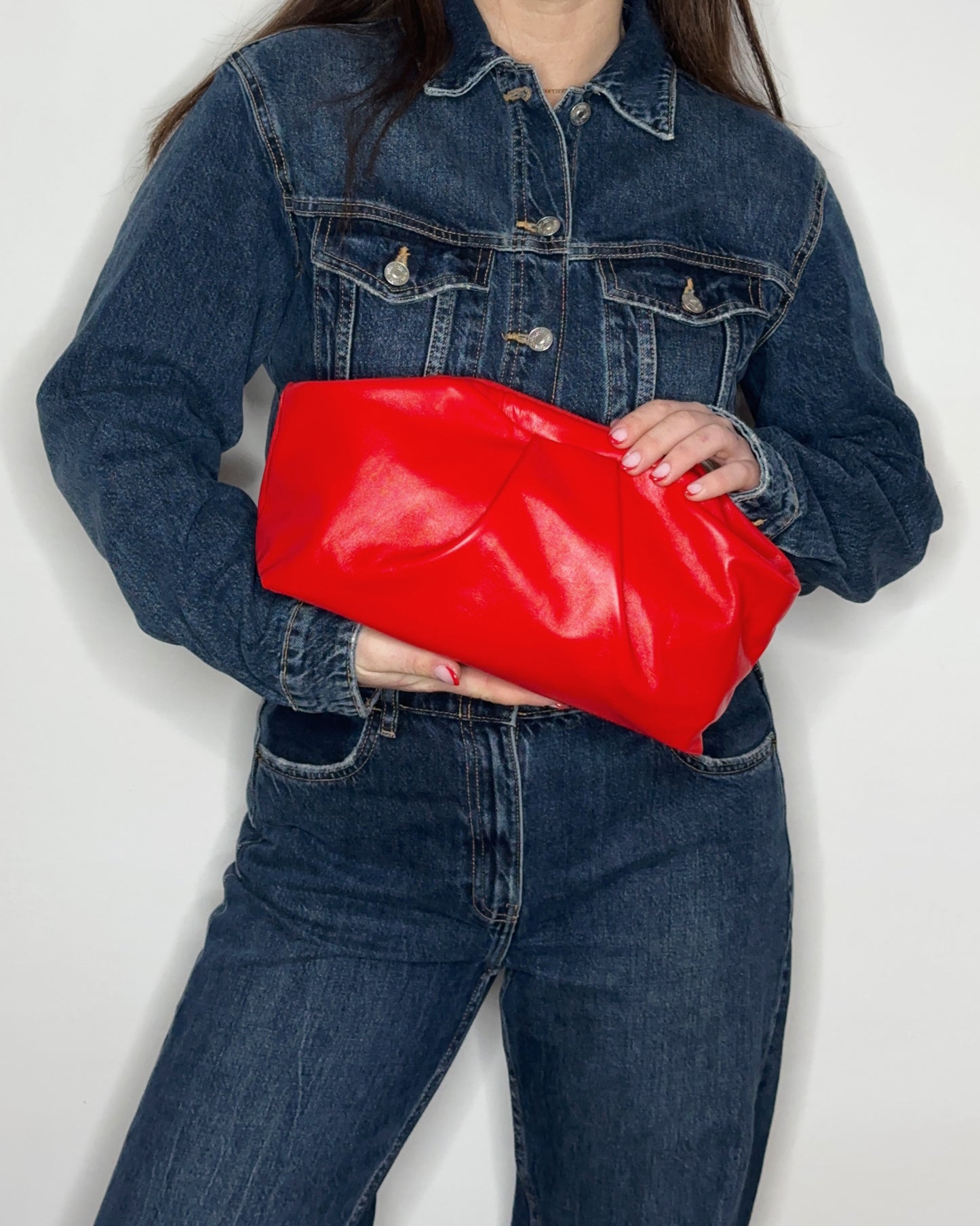 Puffy Bag Rosso Corallo