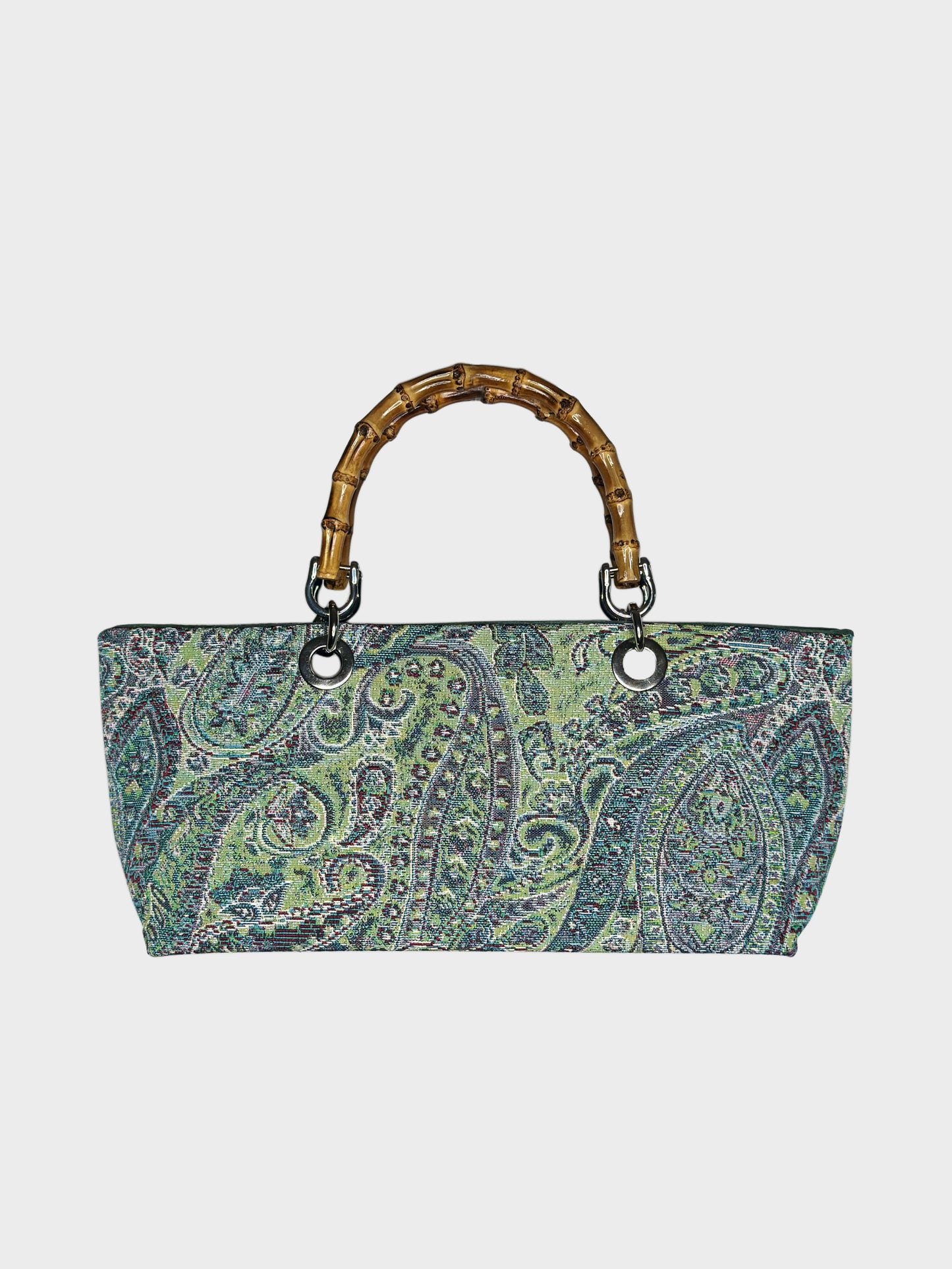 Mini Picnic Bag Jacquard Turchese Ruj Heritage