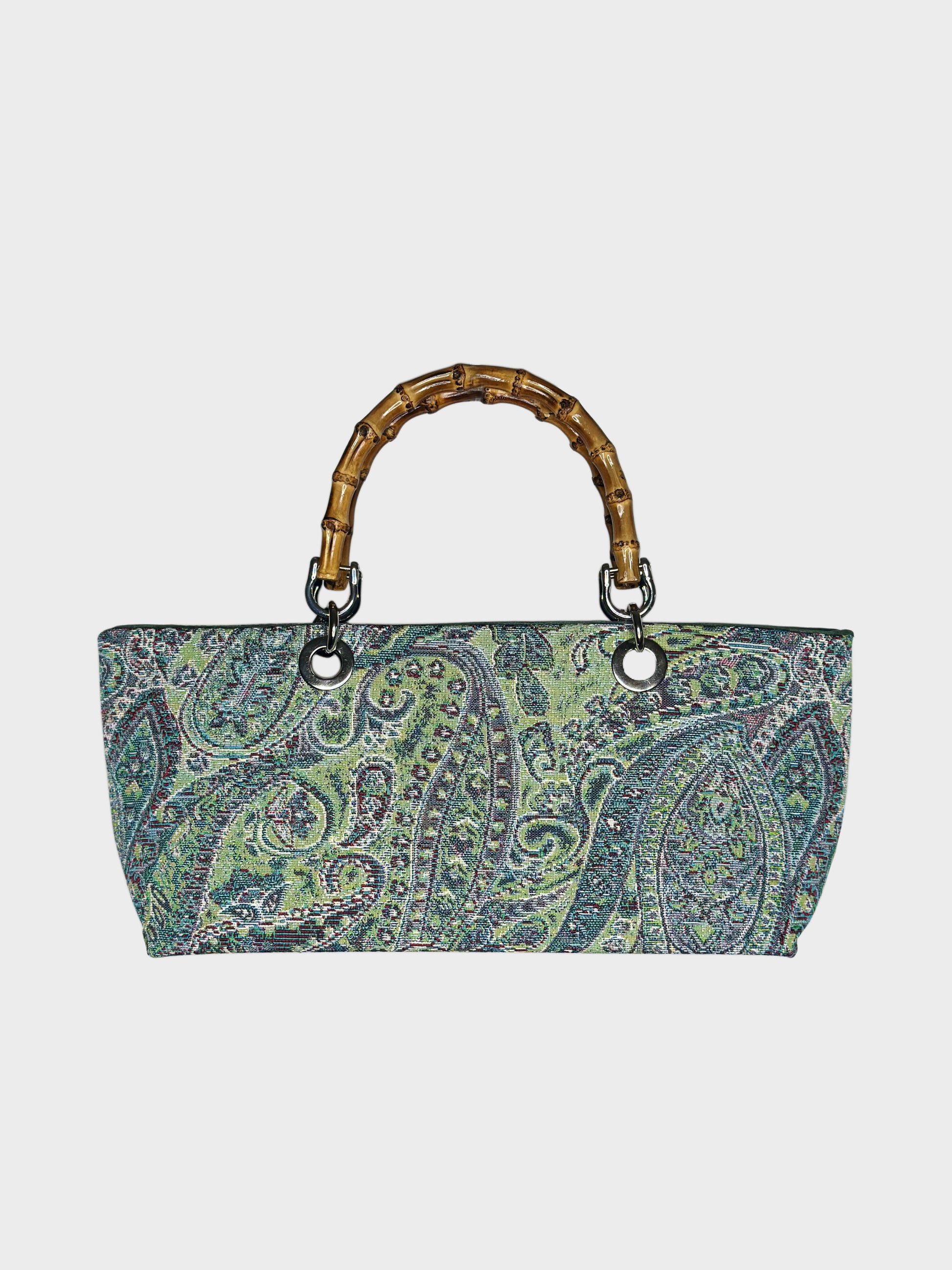 Mini Picnic Bag Jacquard Turchese Ruj Heritage