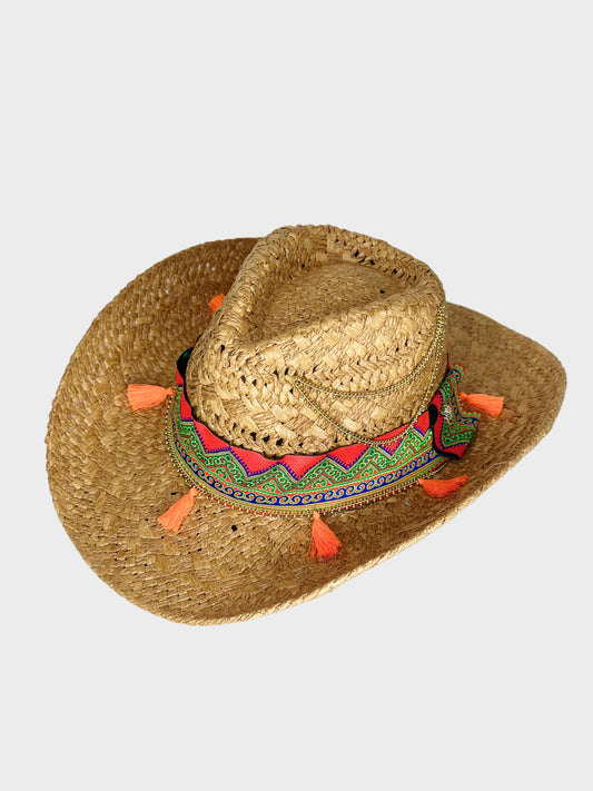 Tex Hat Boho Orange