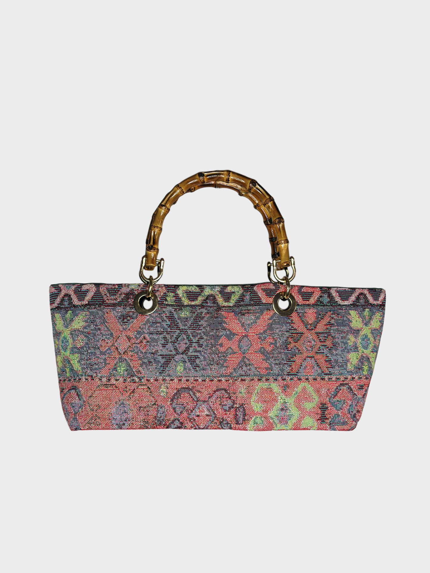 Mini Picnic Bag Jacquard Pink Ruj Heritage