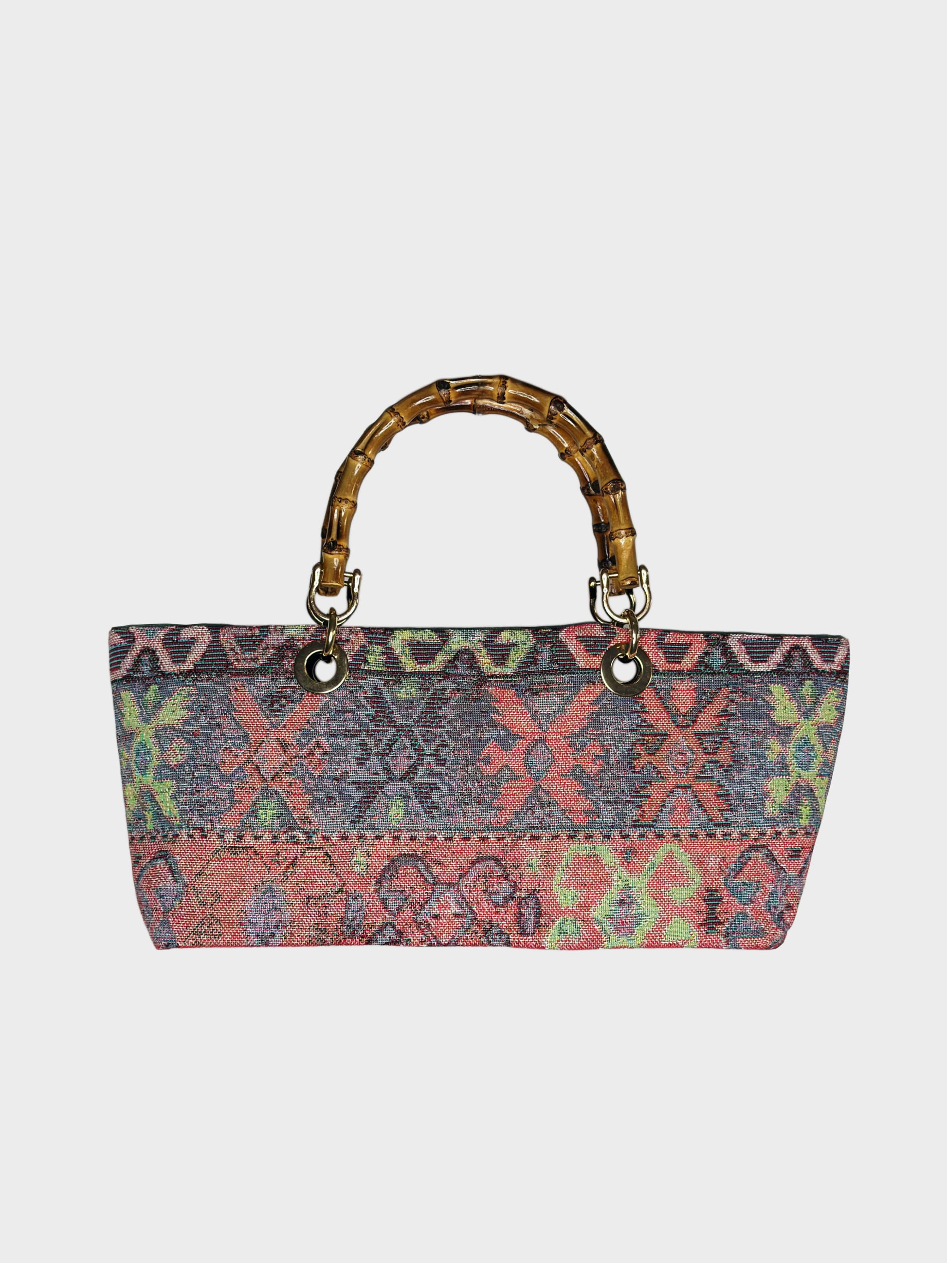 Mini Picnic Bag Jacquard Pink Ruj Heritage