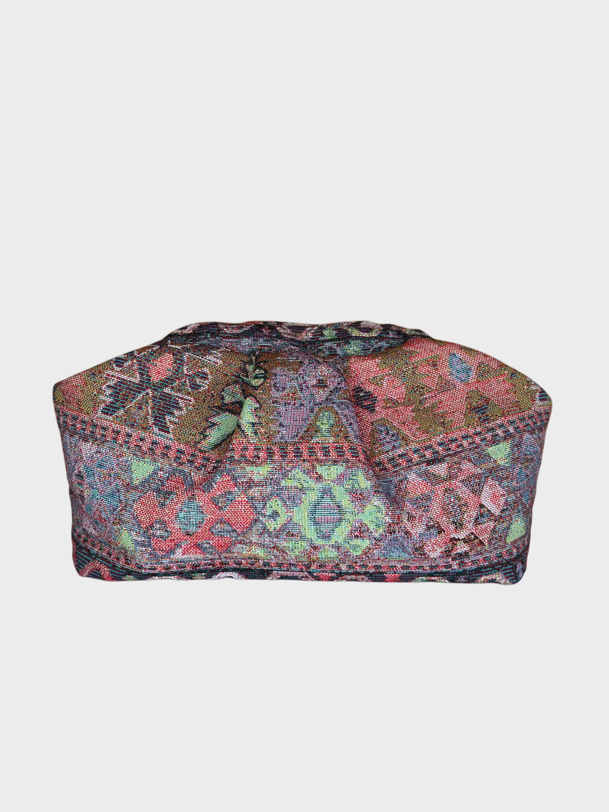Puffy Bag Jacquard Pink Ruj Heritage