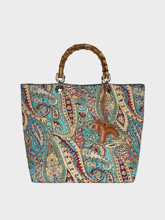 Picnic Bag Jacquard Paisley