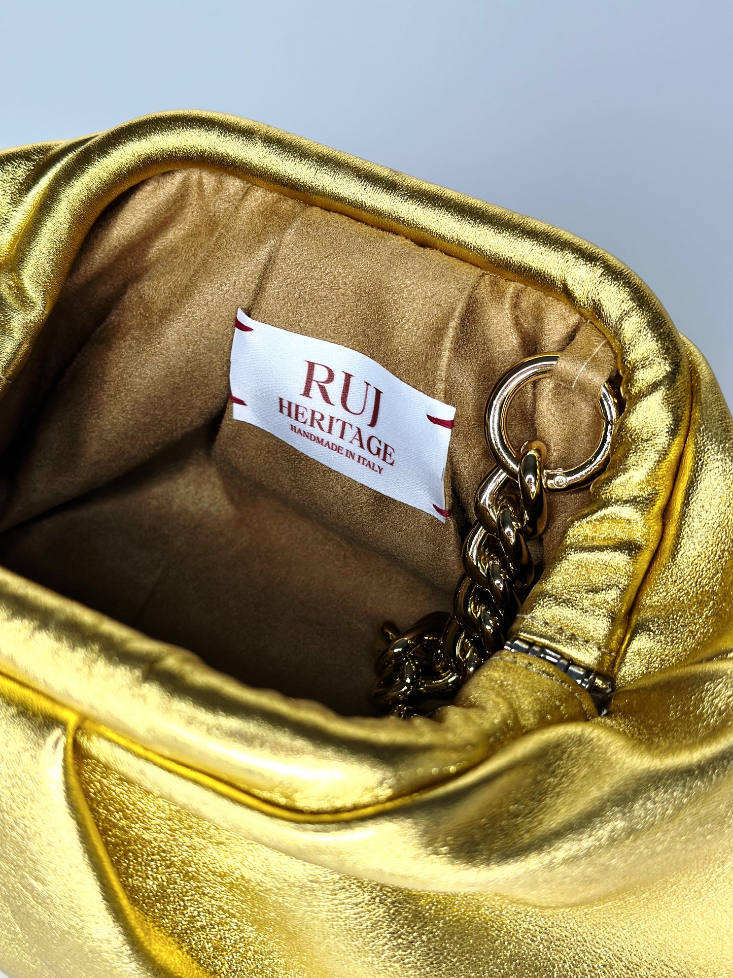 Mini Puffy Bag Gold 