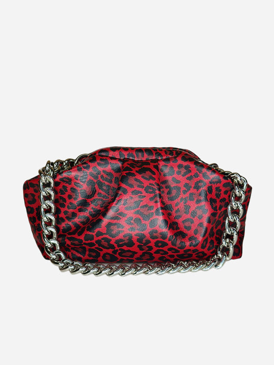 Mini Puffy Bag Rosso Animalier