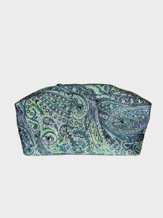 Puffy Bag Jacquard Turchese Ruj Heritage