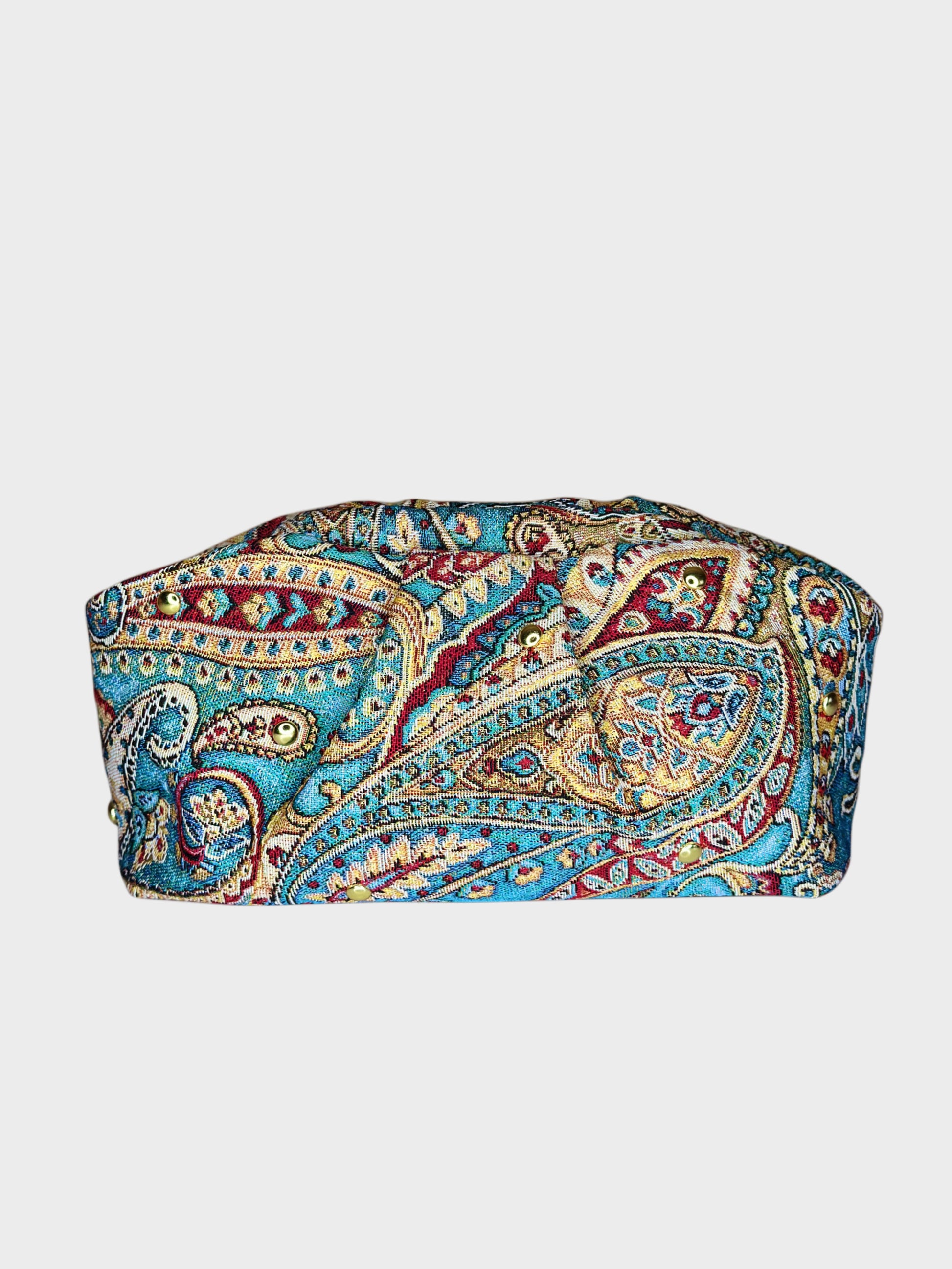Puffy Bag Jacquard Paisley Ruj Heritage