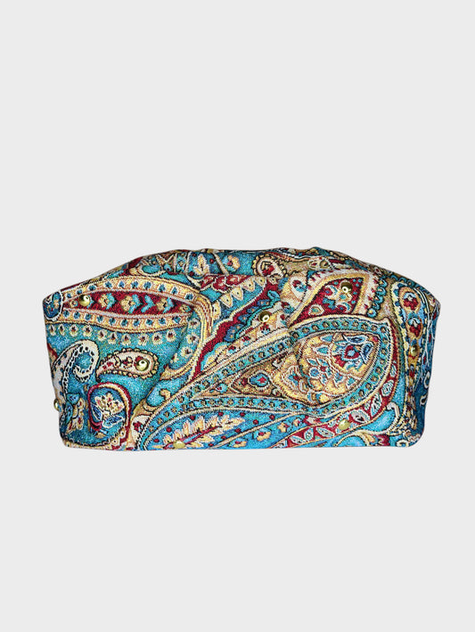 Puffy Bag Jacquard Paisley Ruj Heritage