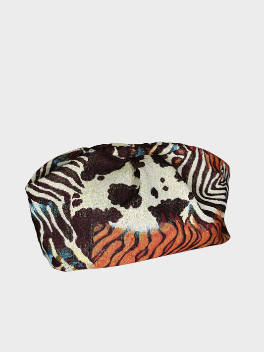 Puffy Bag Jacquard Animalier lato Ruj Heritage