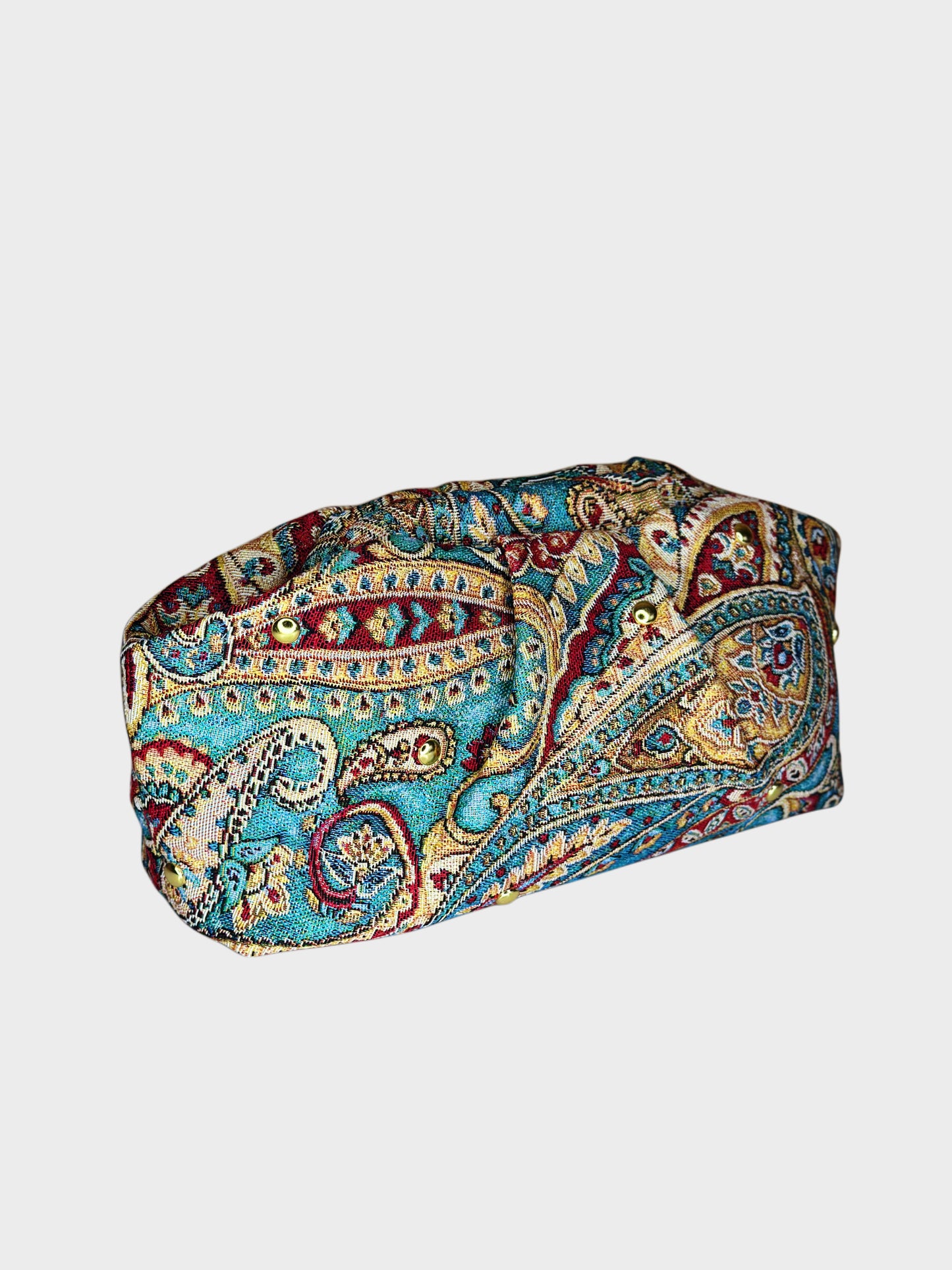 Puffy Bag Jacquard Paisley lato Ruj Heritage
