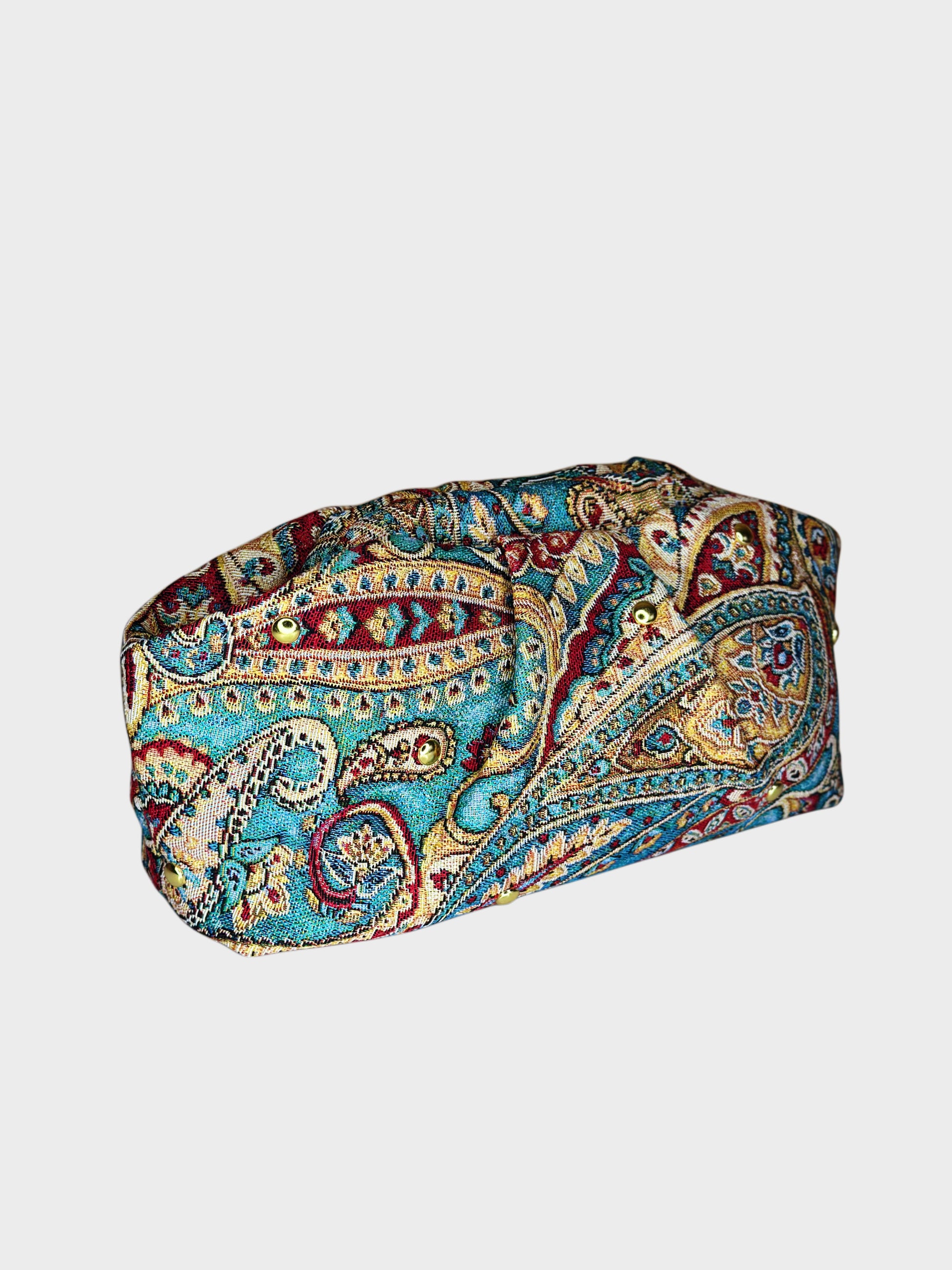 Puffy Bag Jacquard Paisley lato Ruj Heritage
