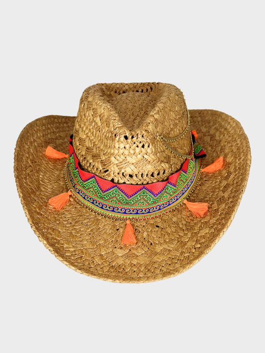 Tex Hat Boho Orange