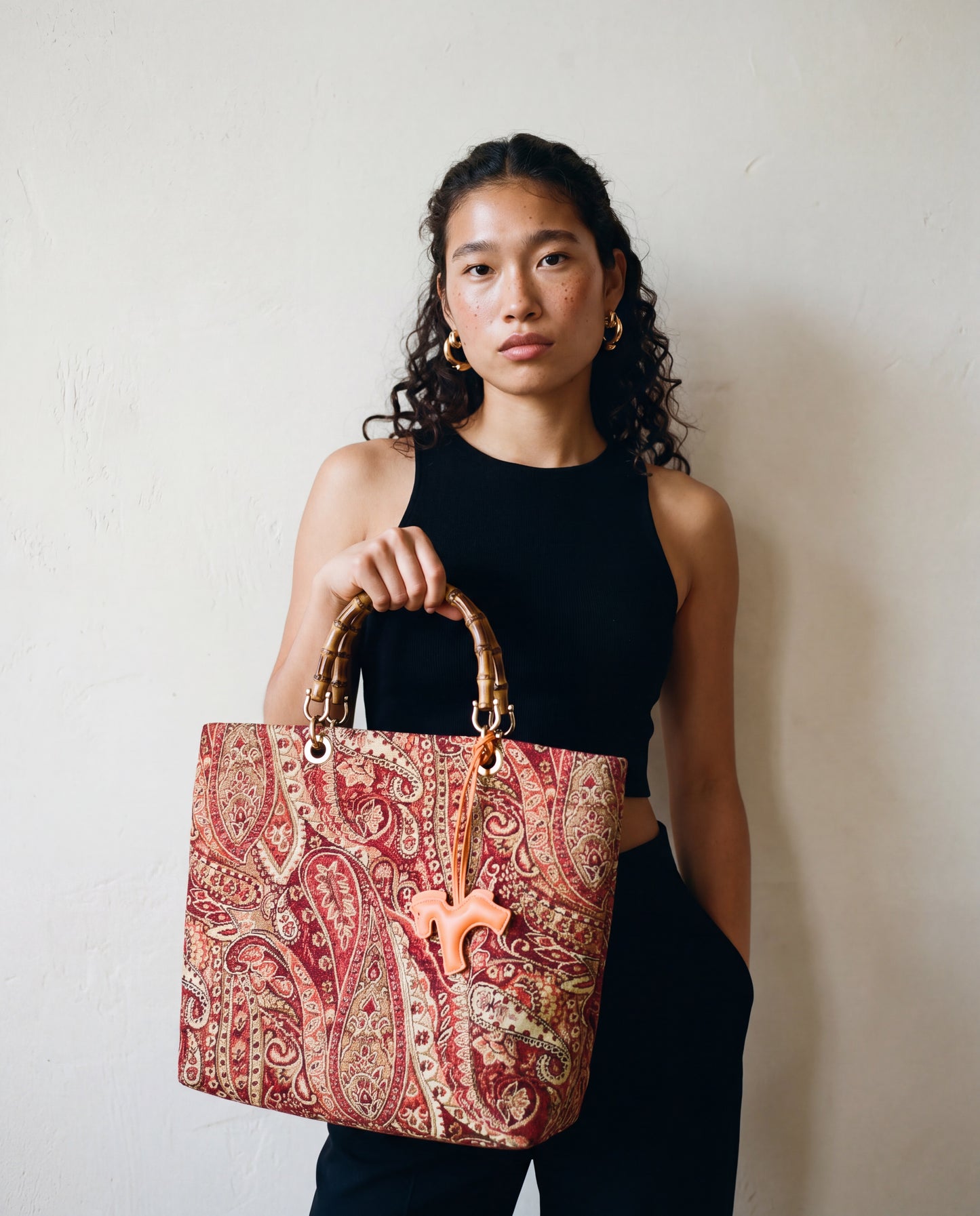 Picnic Bag Jacquard Red