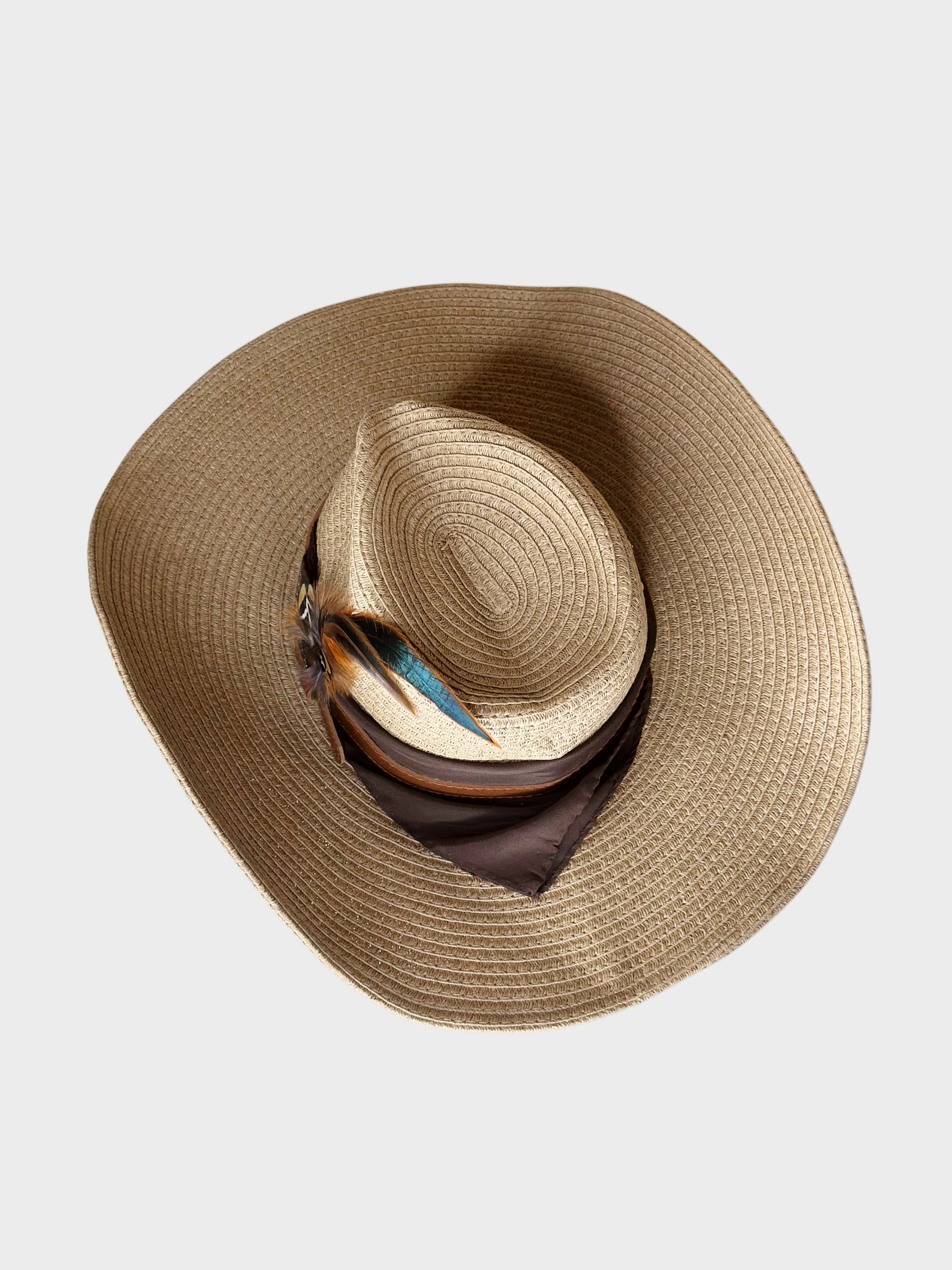 Cappello Western Paglia Cioccolato superiore Ruj Heritage