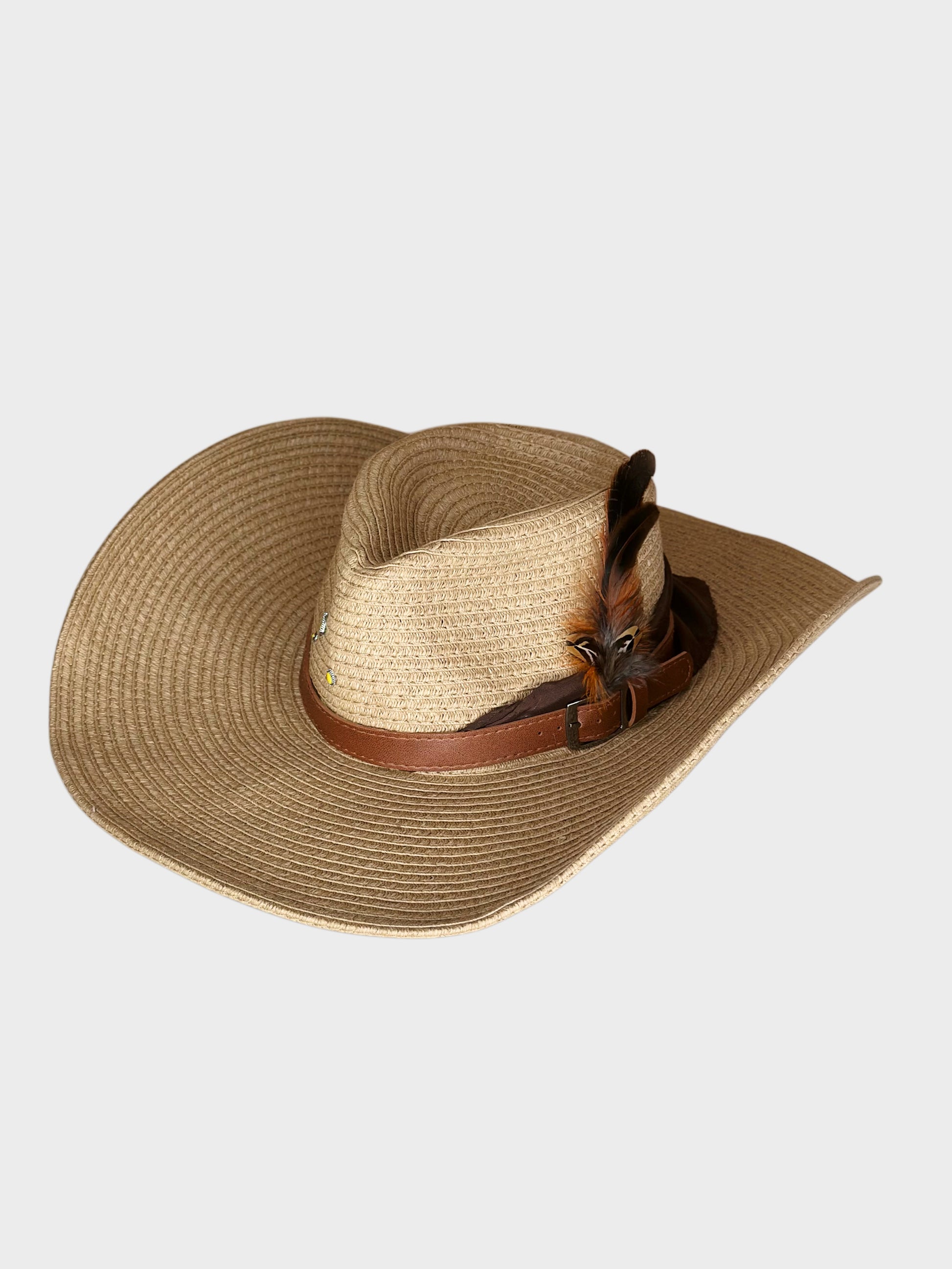 Cappello Western Paglia Cioccolato lato dx Ruj Heritage