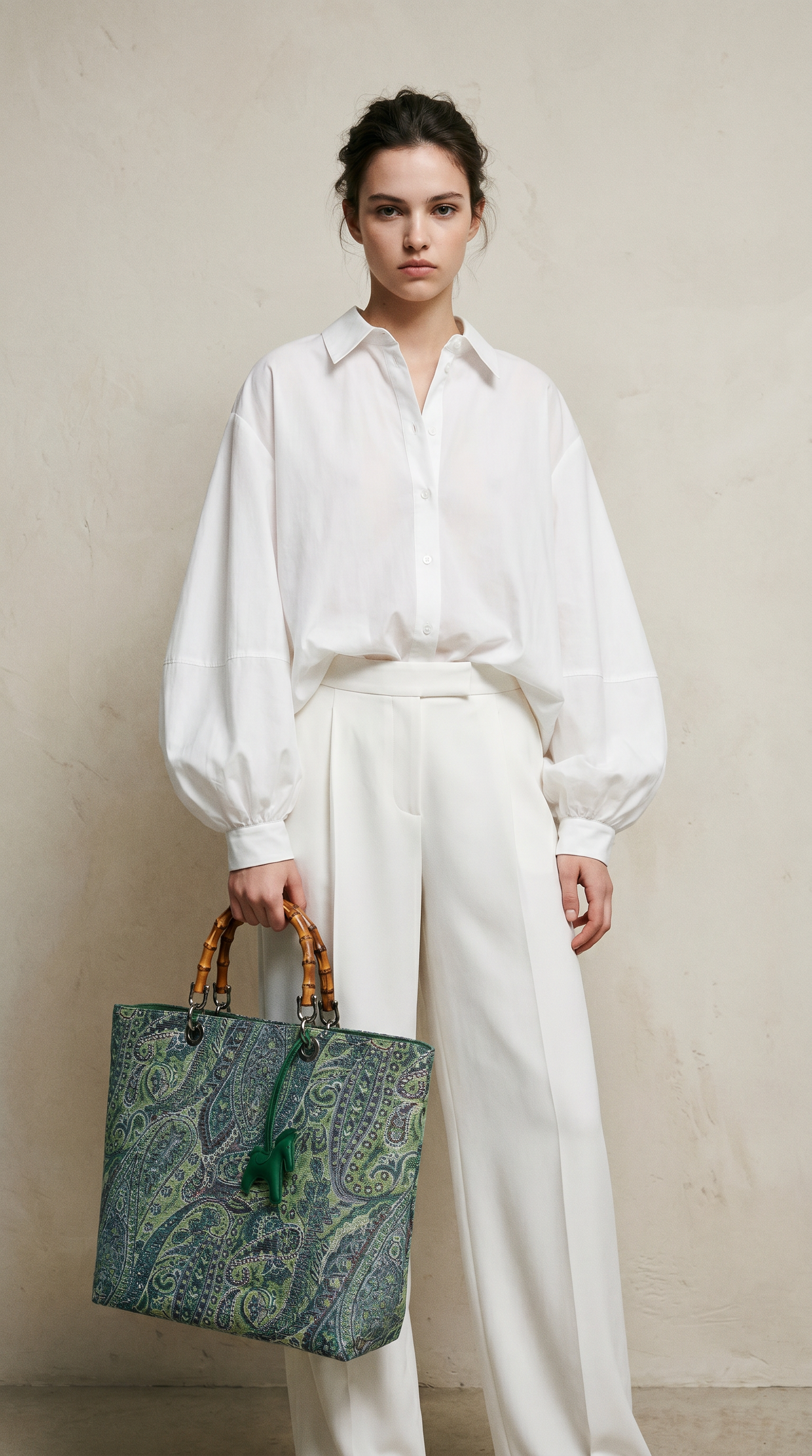 Picnic Bag Jacquard Turchese
