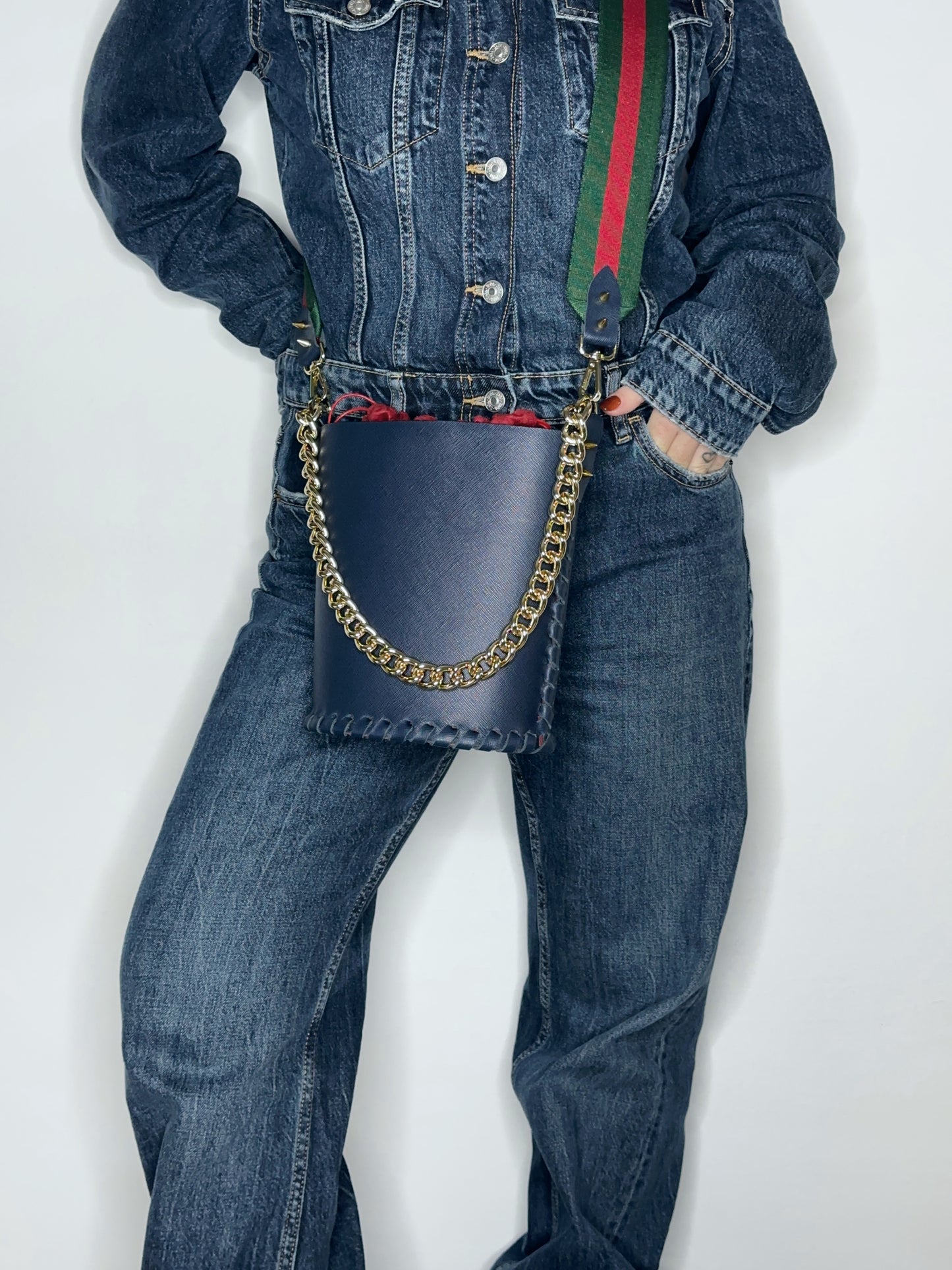 Bucket Bag Midnight Blue