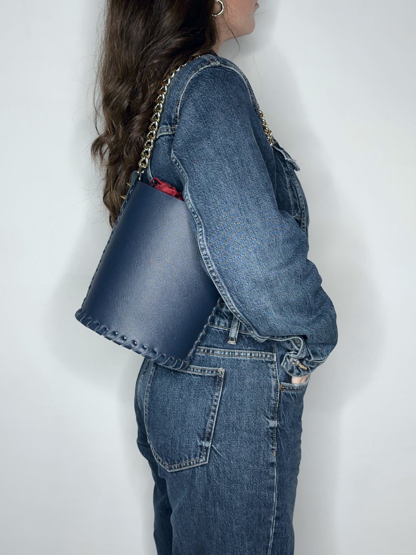 Bucket Bag Midnight Blue