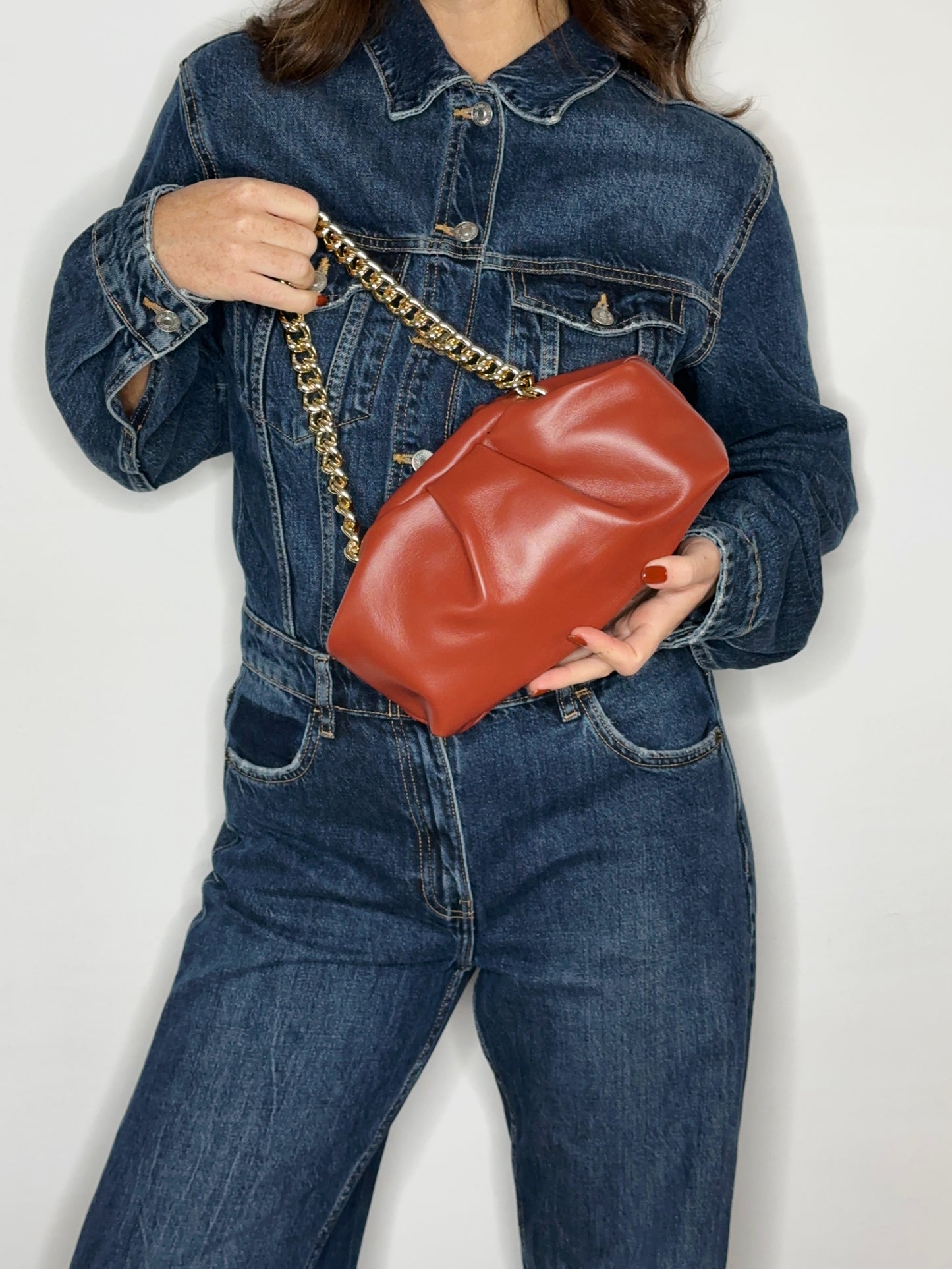 Mini Puffy Bag Terra di Siena