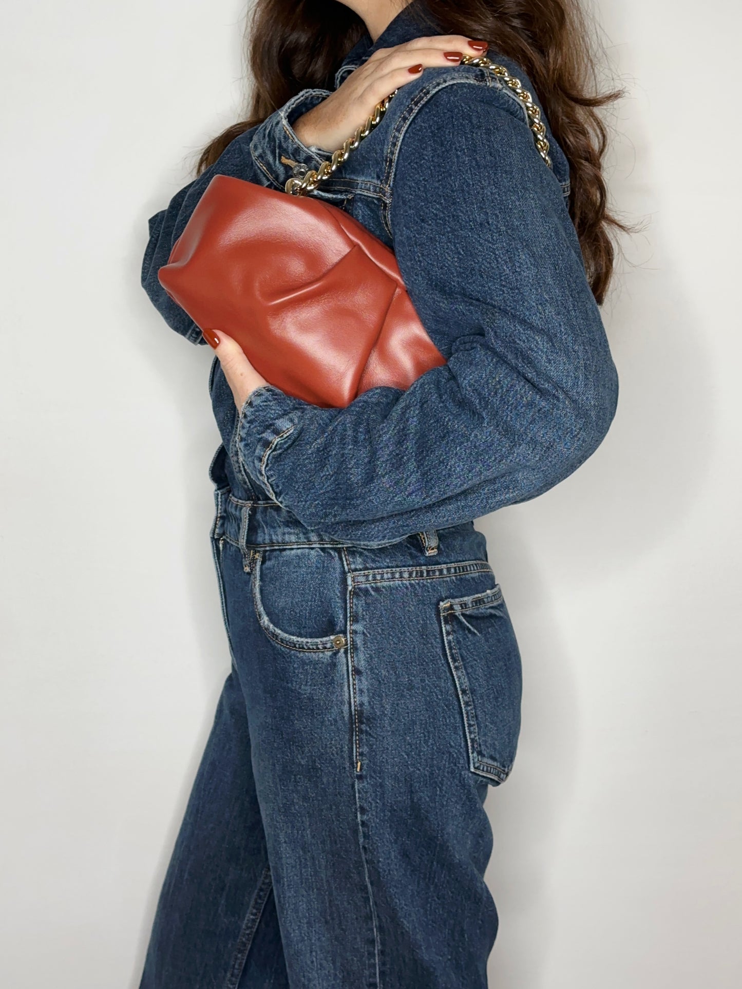 Mini Puffy Bag Terra di Siena