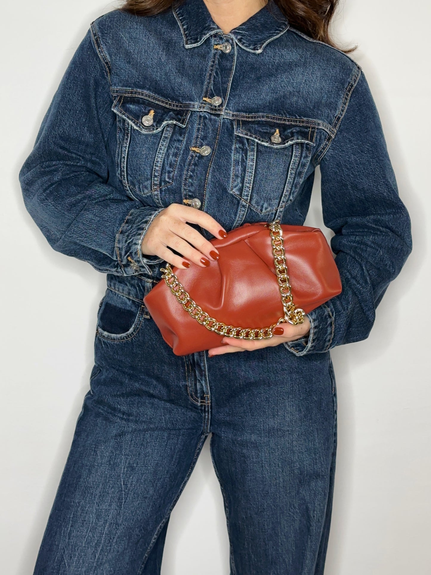 Mini Puffy Bag Terra di Siena