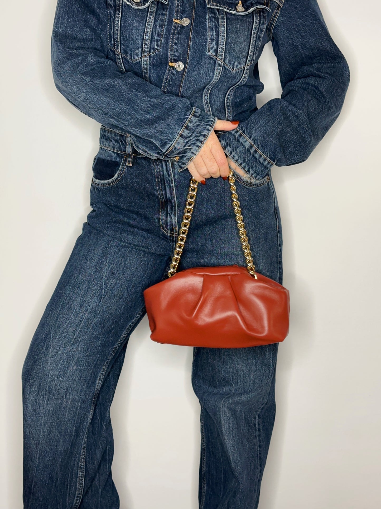 Mini Puffy Bag Terra di Siena