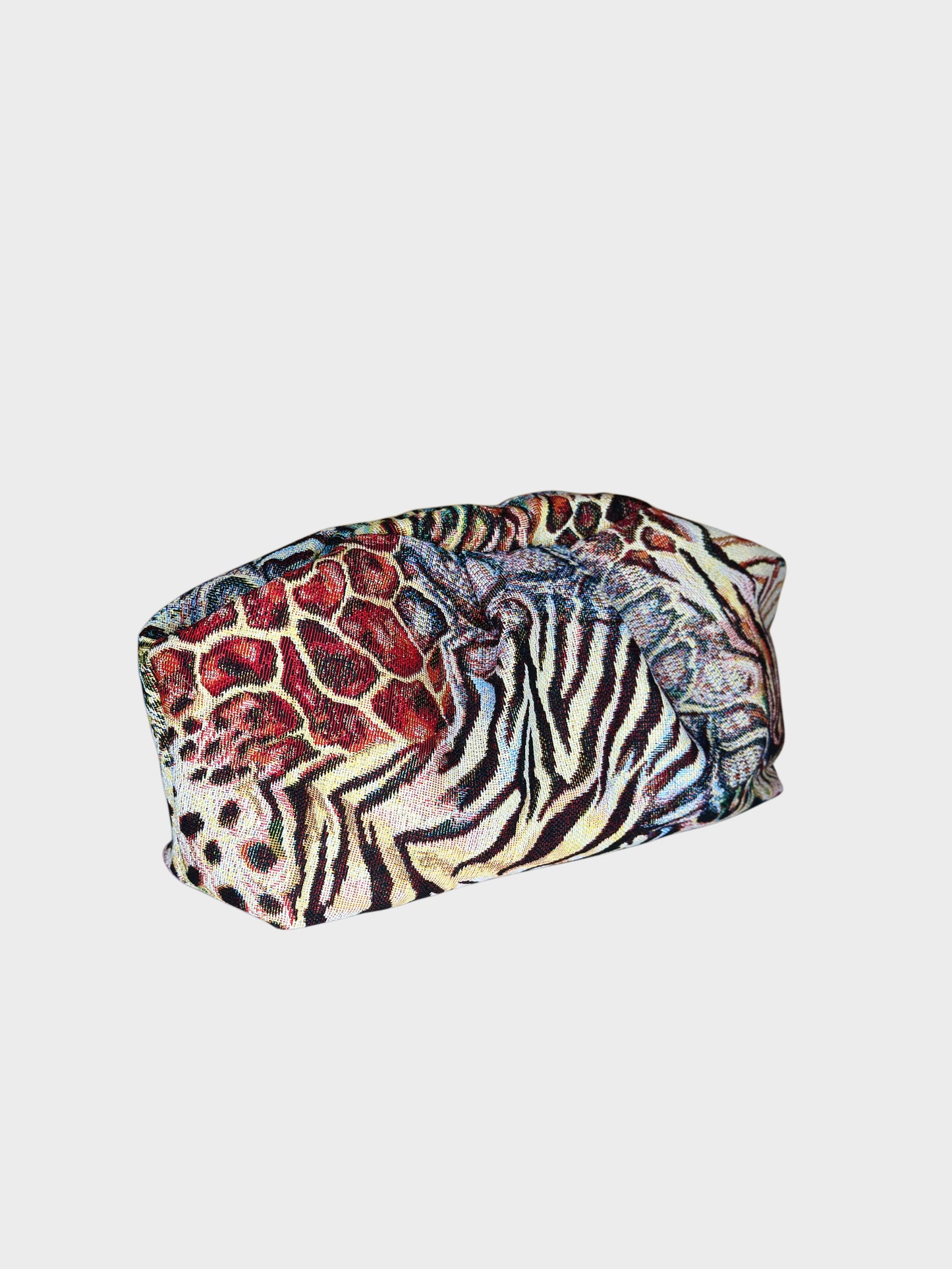 Puffy Bag Jacquard Animalier Multicolor