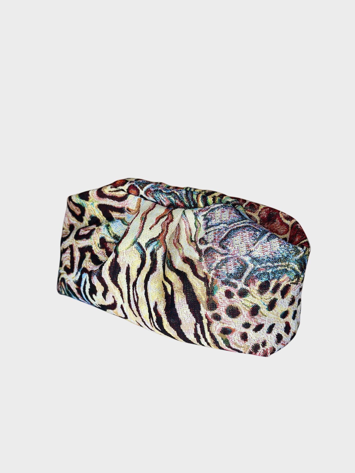 Puffy Bag Jacquard Animalier Multicolor